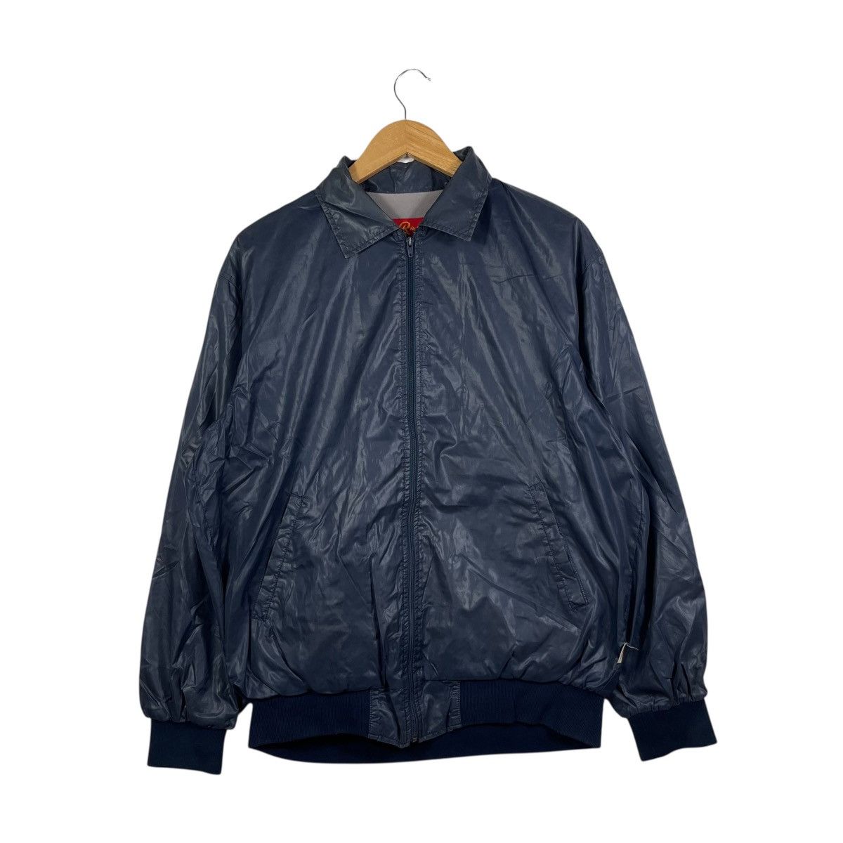 Vintage Vintage Rawlings Condors Nylon Bomber Jacket LL Navy Size US L / EU 52-54 / 3 - 2 Thumbnail