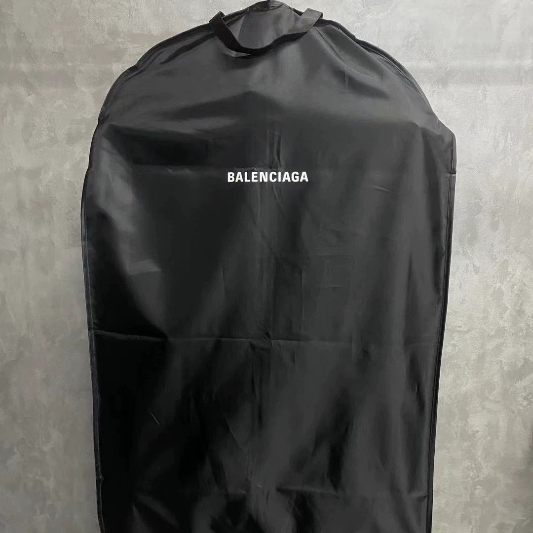 Balenciaga Balenciaga Black Logo Reflective Stripe Leather Jacket Size US XXS / EU 40 - 8 Thumbnail