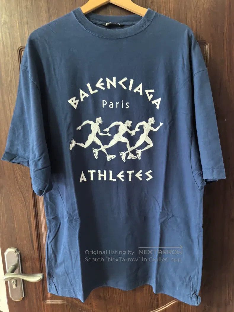Balenciaga Balenciaga Marathon logo short-sleeve T-shirt, size XXS Size US XXS / EU 40 - 1 Thumbnail