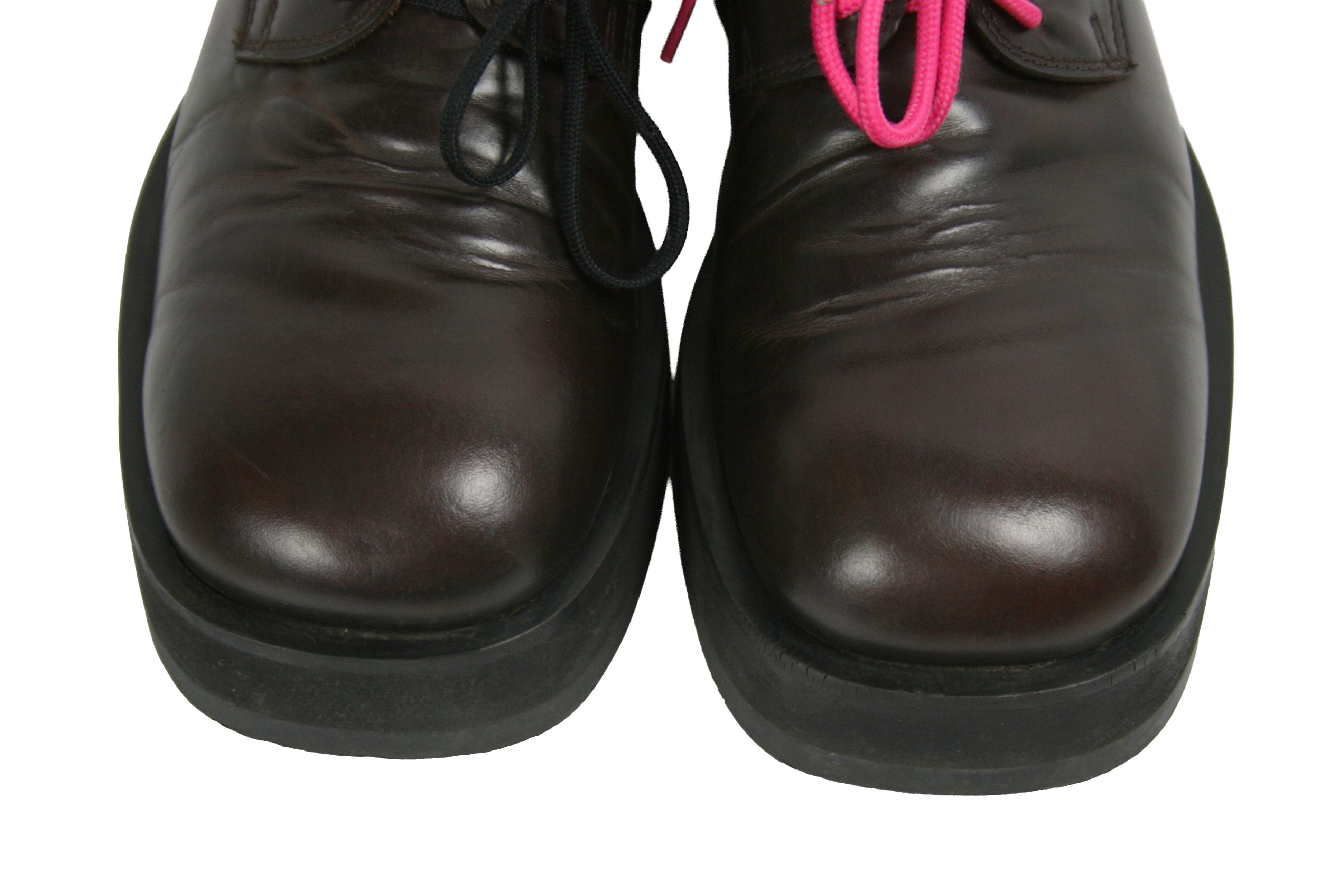 Dolce & Gabbana 90S Massive Platform Oversize Derby Shoes Vintage Size US 7.5 / EU 40-41 - 5 Thumbnail