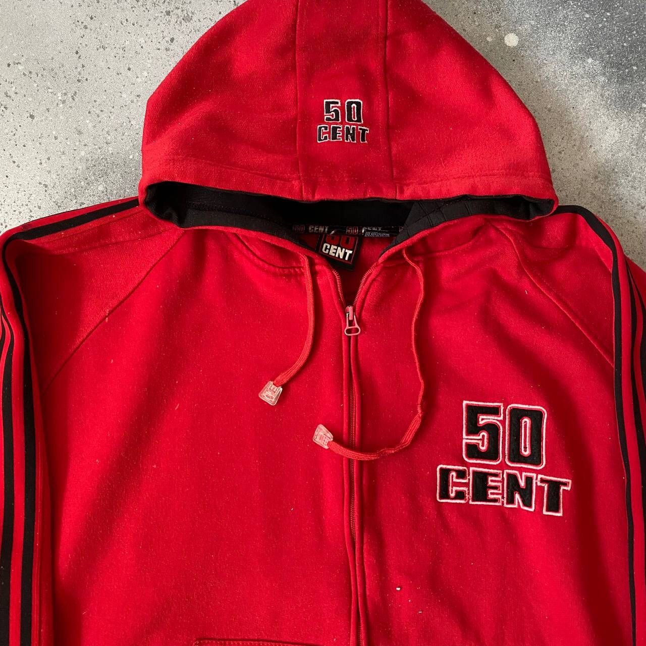 50 Cent 50 CENT VINTAGE BIG LOGO RAP HOODIE (OVERSIZE FIT) Size US L / EU 52-54 / 3 - 3 Thumbnail