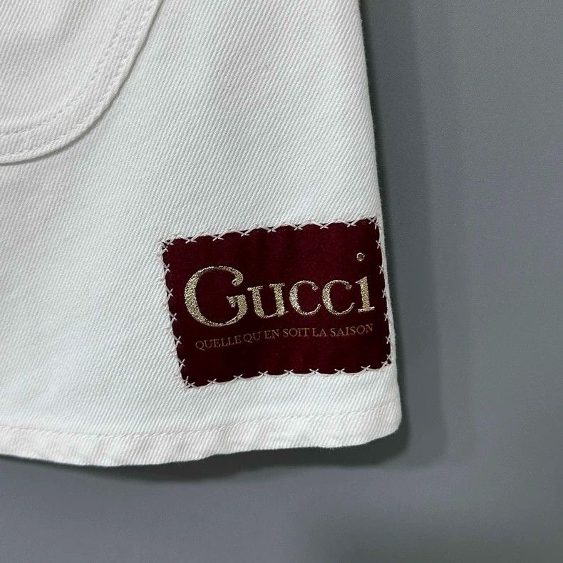 Gucci Gucci Golden buckle denim skirt Size 25" / US 0 / IT 36 - 4 Thumbnail