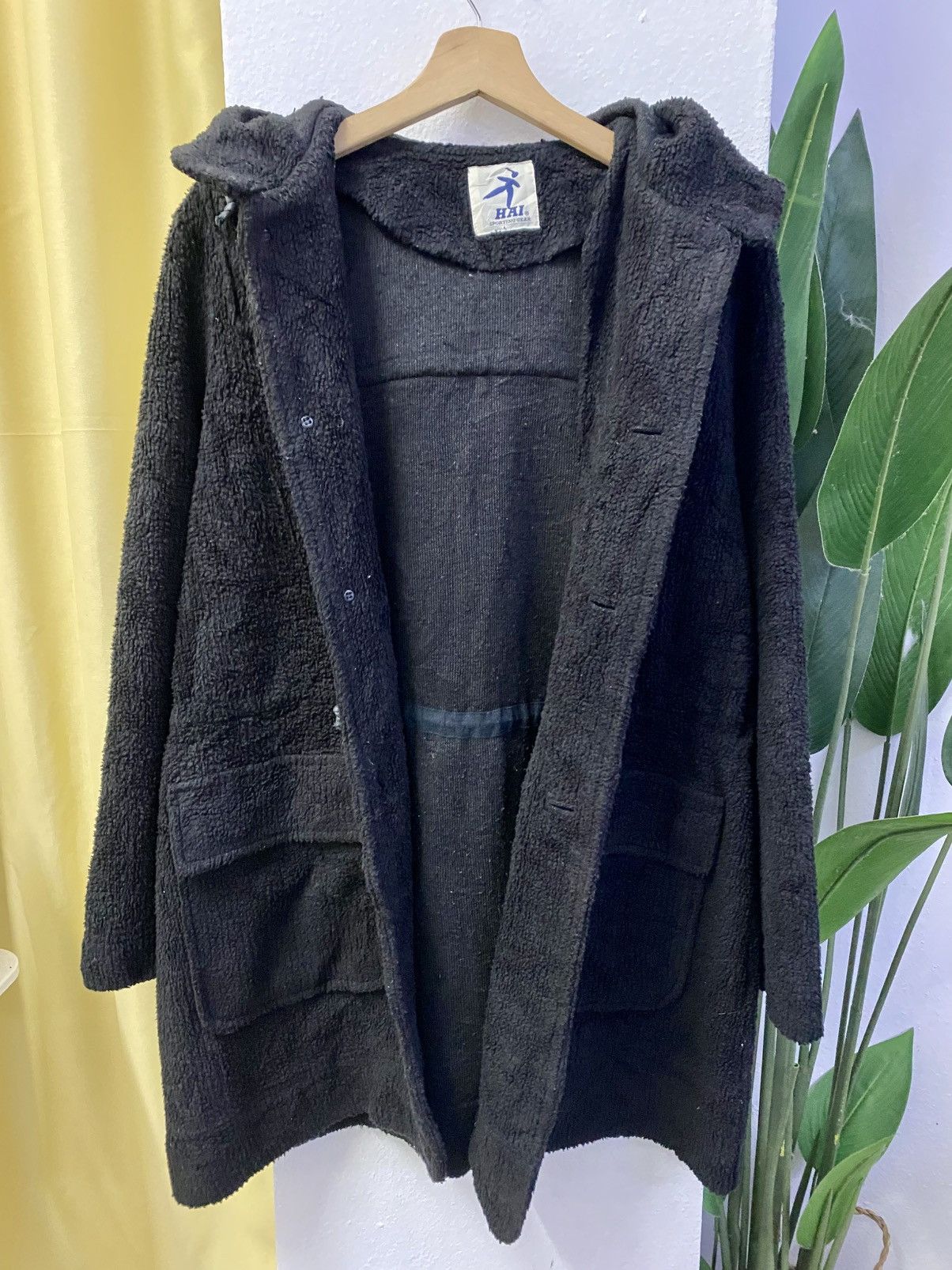 Hai Sporting Gear × Issey Miyake × Vintage Vintage Hai Sporting Gear Issey Miyake Fleece Jacket Size US M / EU 48-50 / 2 - 14 Thumbnail