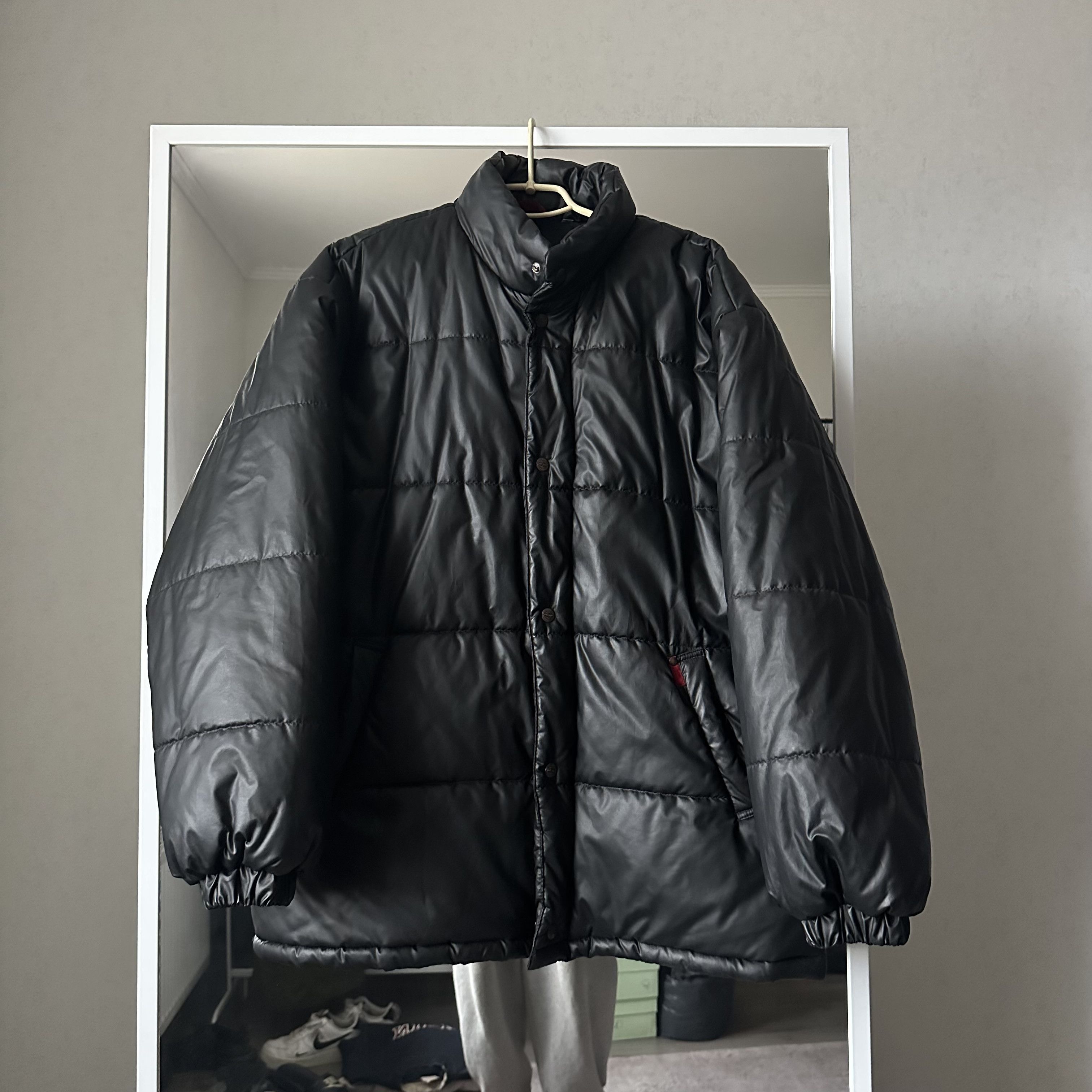 Vintage Avant Garde Leather Baggy Boxy Oversize Vintage Jacket Size US XL / EU 56 / 4 - 1 Thumbnail