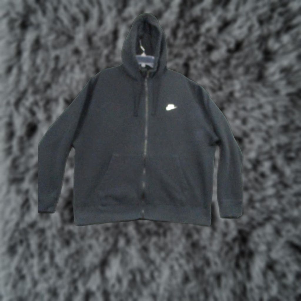 Nike Nike Hoodie Mens 2XL Black Full Zip Sweatshirt Swoosh Logo BV2645-00A Athletic Size US XXL / EU 58 / 5 - 1 Thumbnail