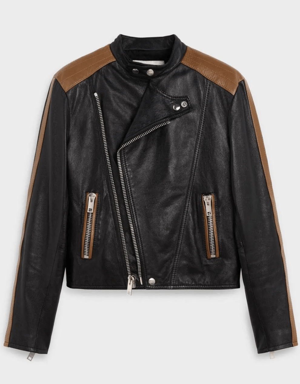Celine × Hedi Slimane Leather Jacket Cafe Racer 50 Size US M / EU 48-50 / 2 - 11 Thumbnail