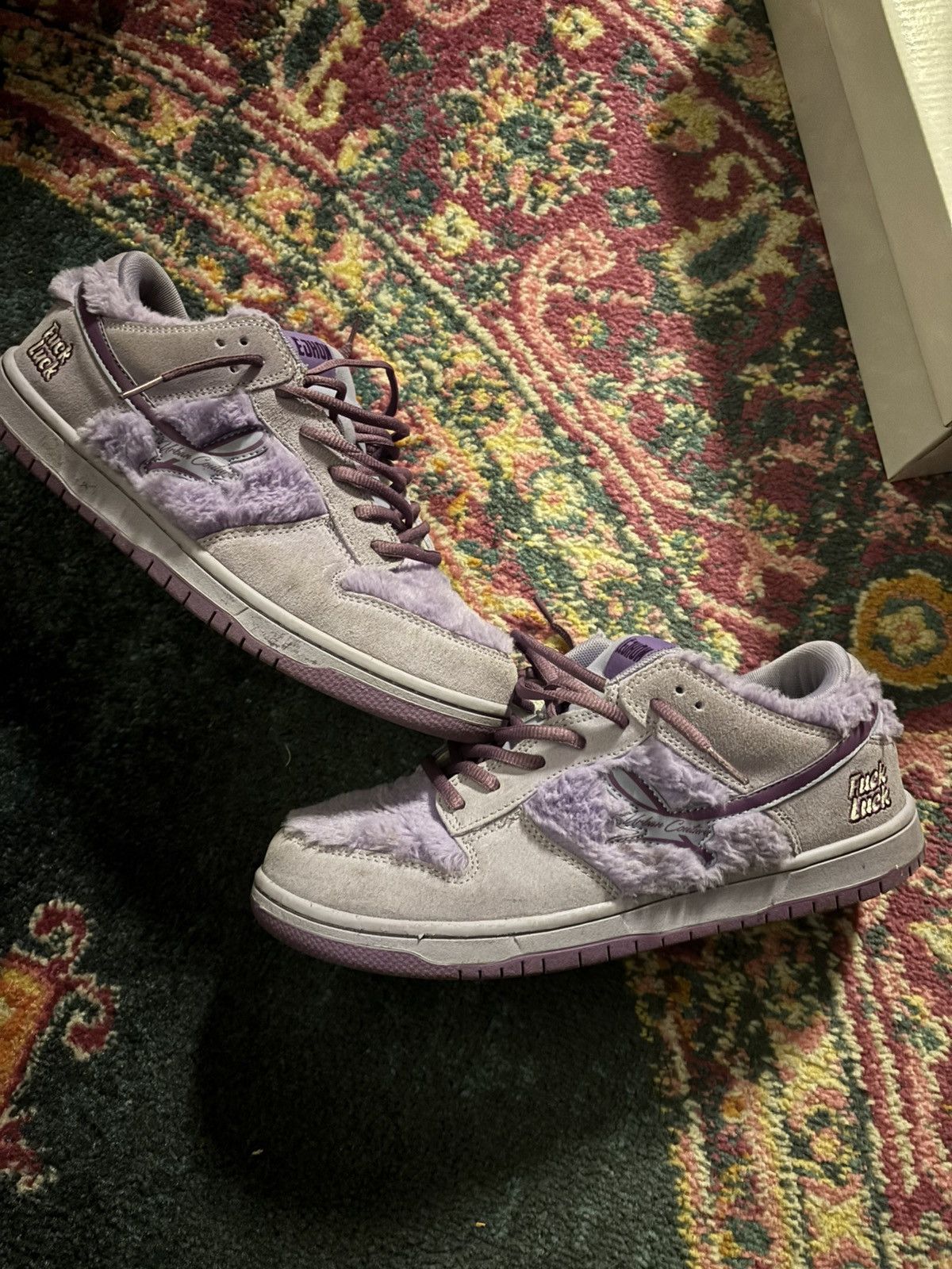 Designer Lejhon Urban Couture sneakers purple Size US 11 / EU 44 - 7 Thumbnail