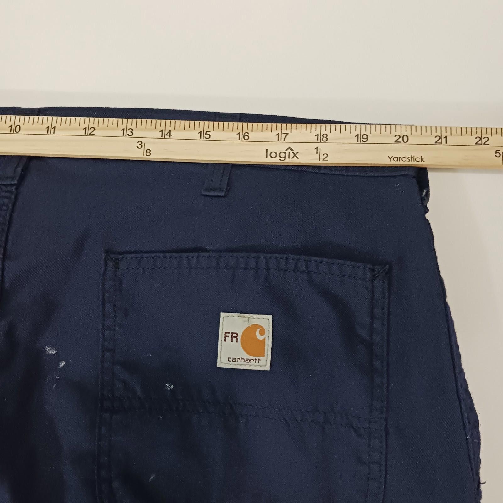 Carhartt Carhartt FR Work Pants Men 38x32 Relaxed Blue Flame Resistan Size ONE SIZE - 7 Thumbnail