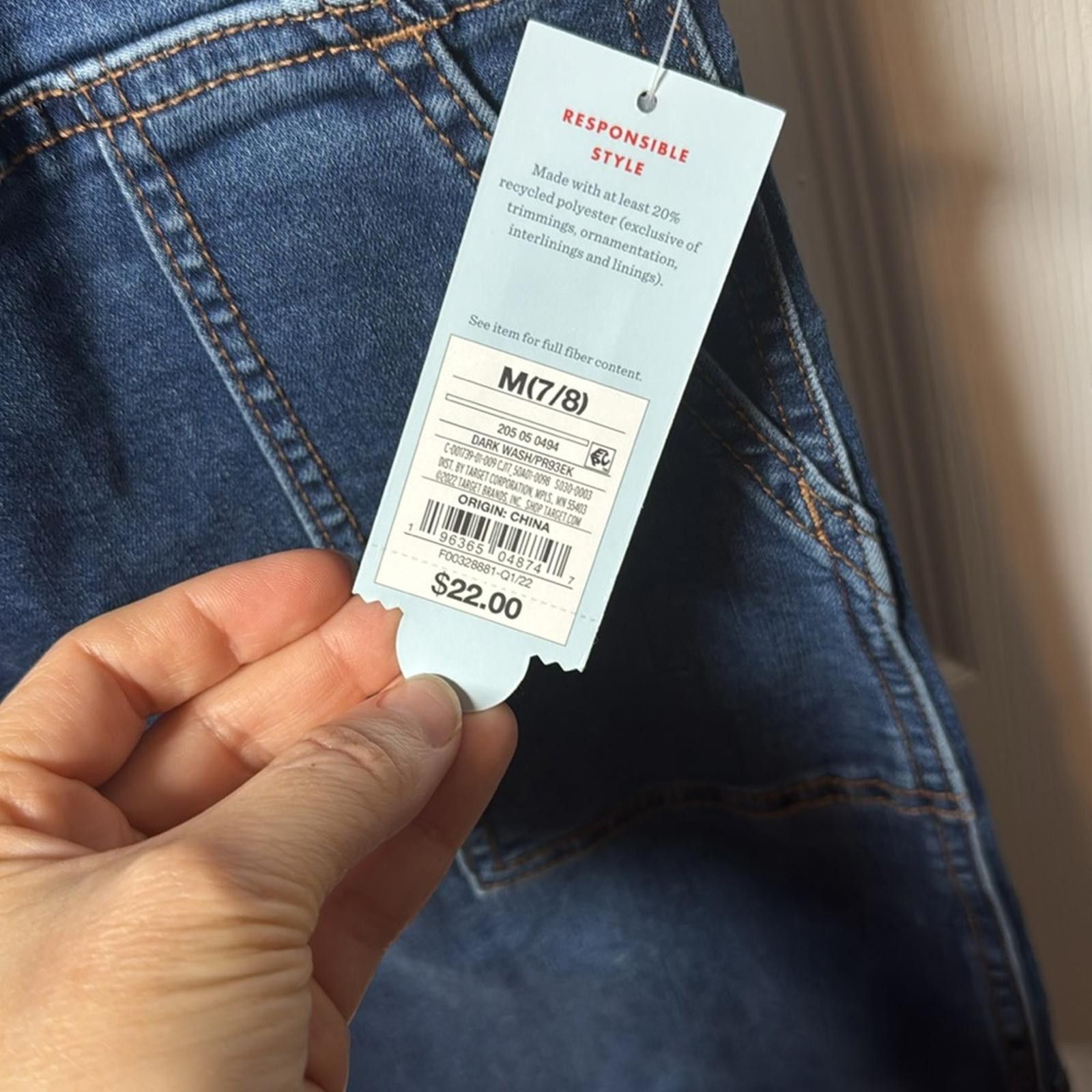Other Cat & Jack | Denim Dress-7/8 Size ONE SIZE - 4 Thumbnail