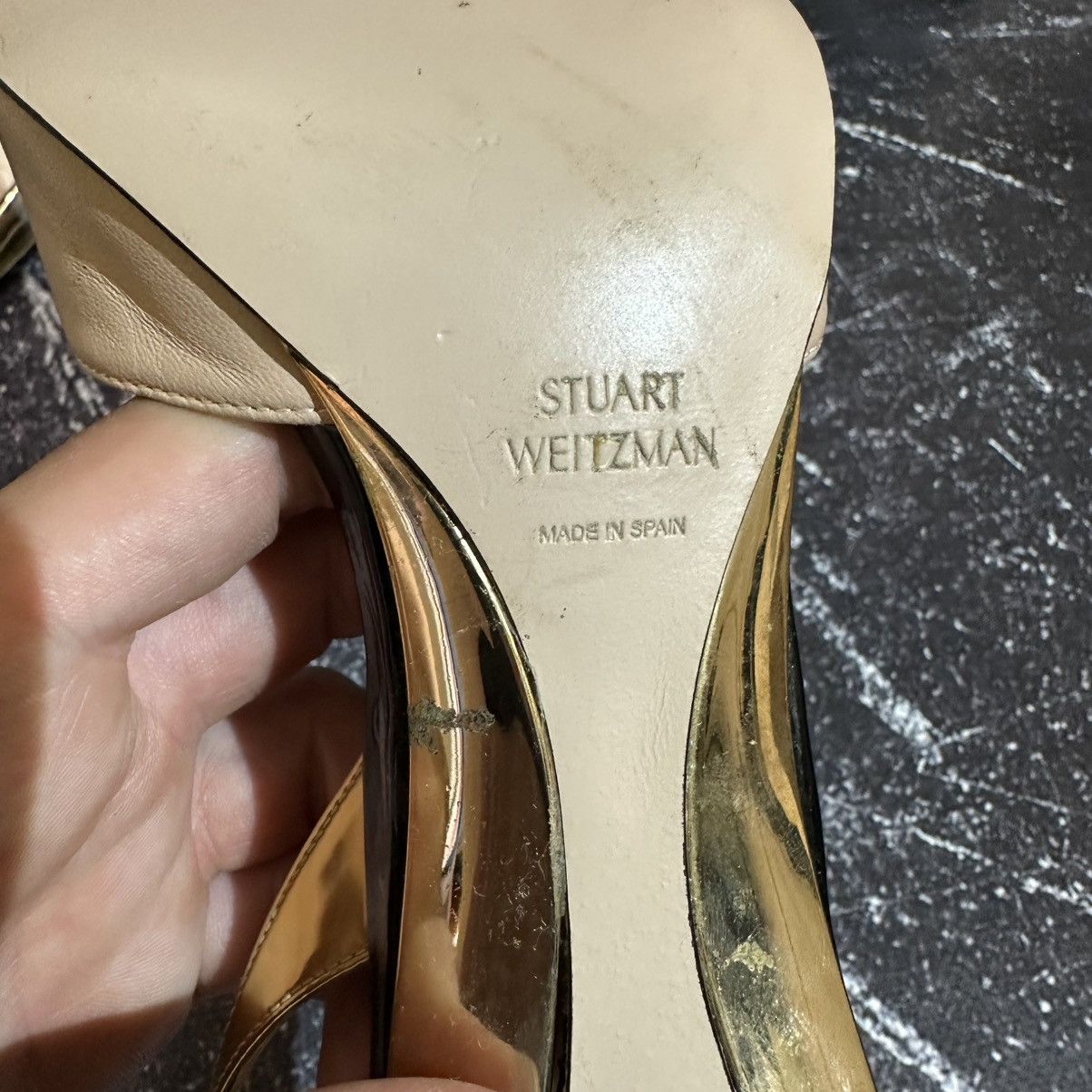 Stuart Weitzman Stuart Weitzman Women’s Leather Heels Size 9.5 XL Size US 9.5 / IT 39.5 - 10 Thumbnail