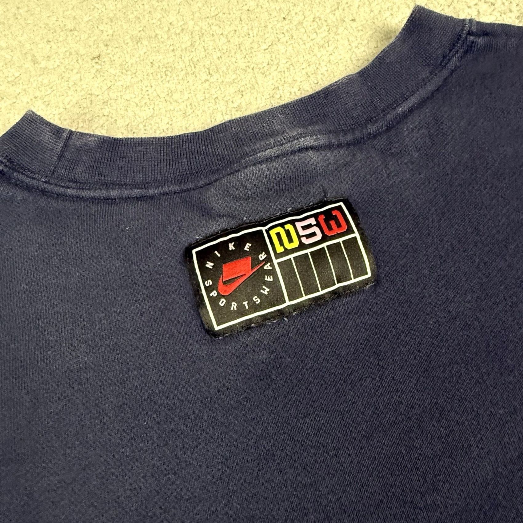Nike Nike Sportswear Sweatshirt Womens Medium Blue Logo Oversized Pullover Shirt Size M / US 6-8 / IT 42-44 - 3 Thumbnail