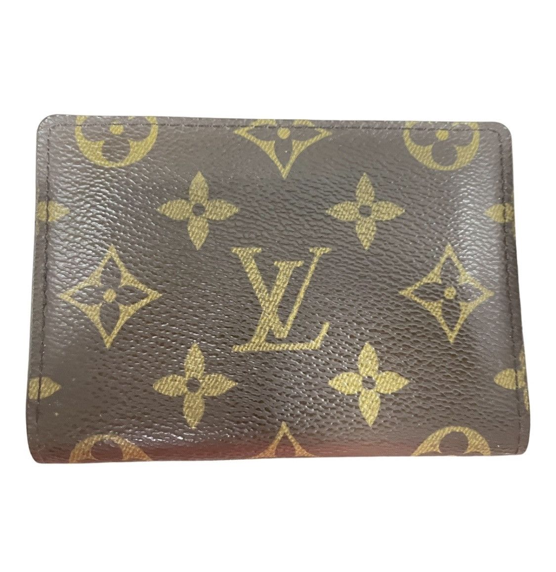image of Louis Vuitton Lv Monogram Card Wallet in Brown, Men's