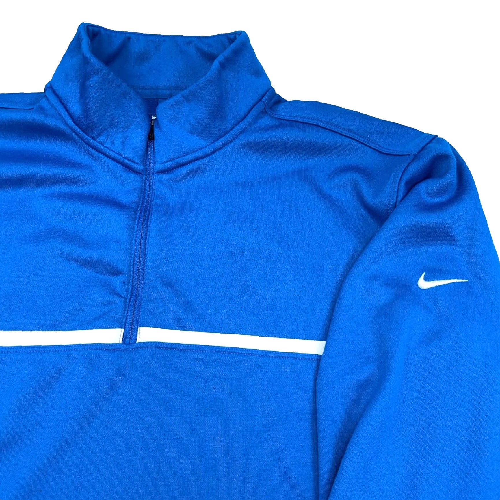 Nike Nike Golf Sweater Men Medium Blue Pullover Quarter Zip Performance Sweatshirt PP Size US M / EU 48-50 / 2 - 3 Thumbnail