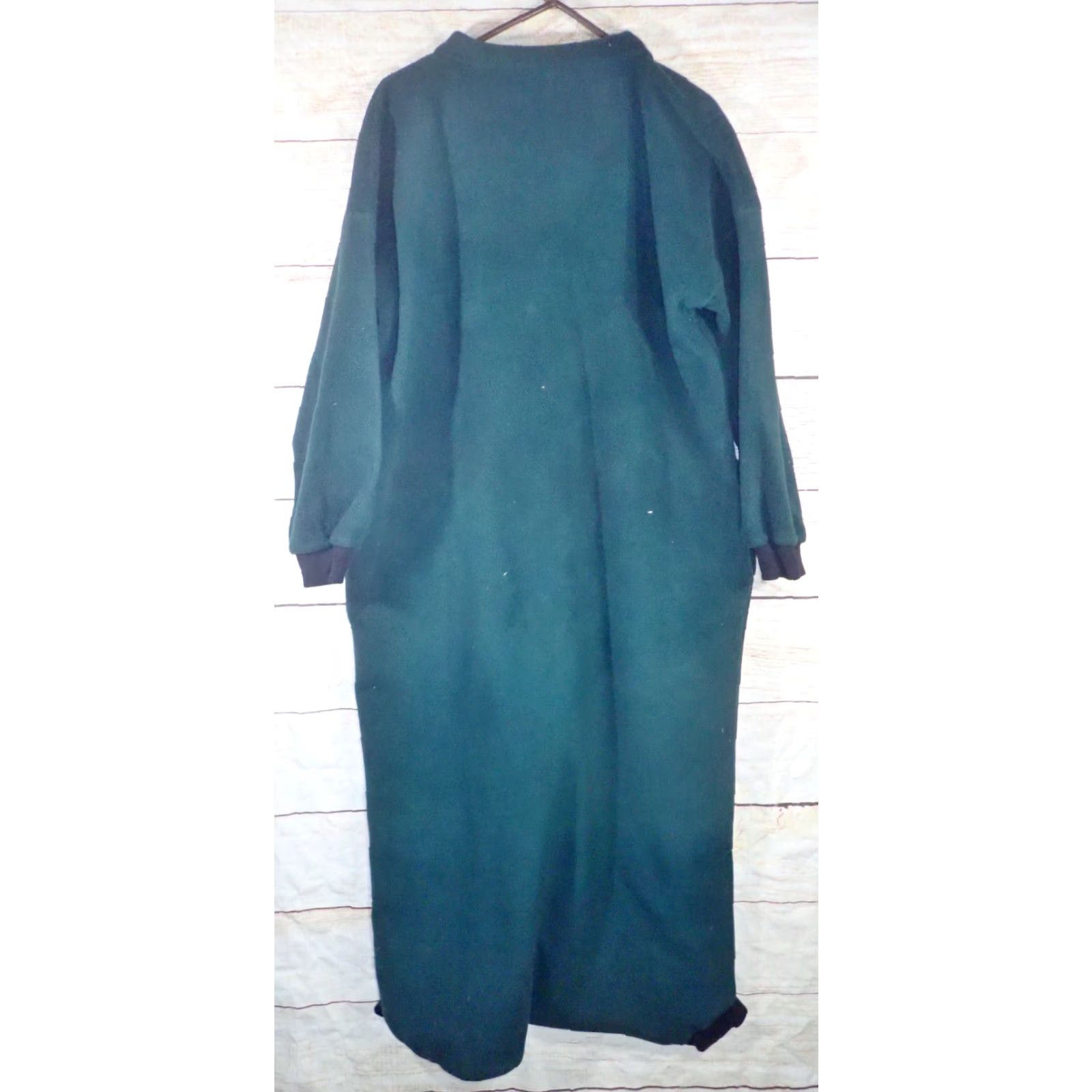 Vintage VINTAGE Cabela's Full Body Sleep Sack One Size Men's Green Fleece Pajama Zip Up Pocketed USA Made Size US M / EU 48-50 / 2 - 2 Thumbnail