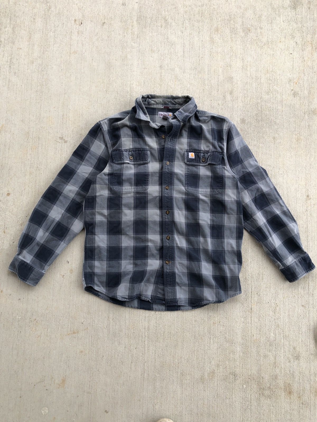 Carhartt × Vintage Vintage Crazy Carhartt Flannel Size US M / EU 48-50 / 2 - 2 Thumbnail