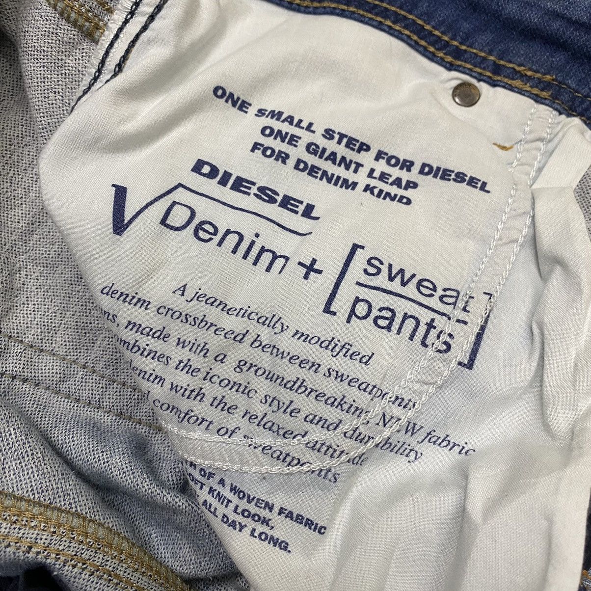 Diesel DIESEL JOGGER PANT DISTRESSED PATCHWORK DESIGN Size US 30 / EU 46 - 16 Thumbnail