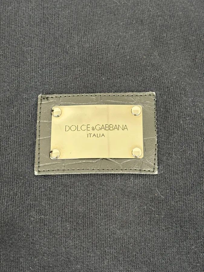 Dolce & Gabbana 2000s Dolce & Gabbana Two Tone Black & Navy Zip Hoodie Size US S / EU 44-46 / 1 - 10 Thumbnail