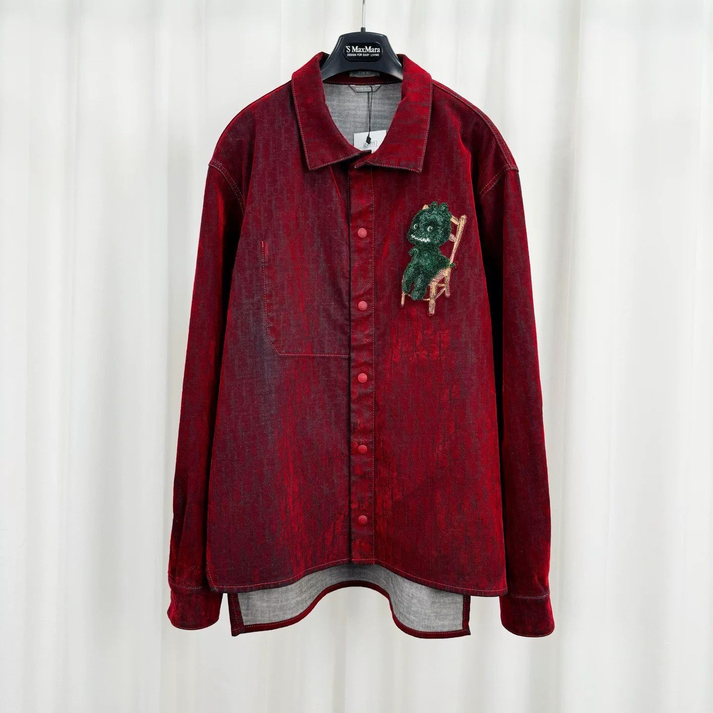 Dior Dior Cartoon Embroidery Monogram Shirt Jacket Size US L / EU 52-54 / 3 - 1 Thumbnail