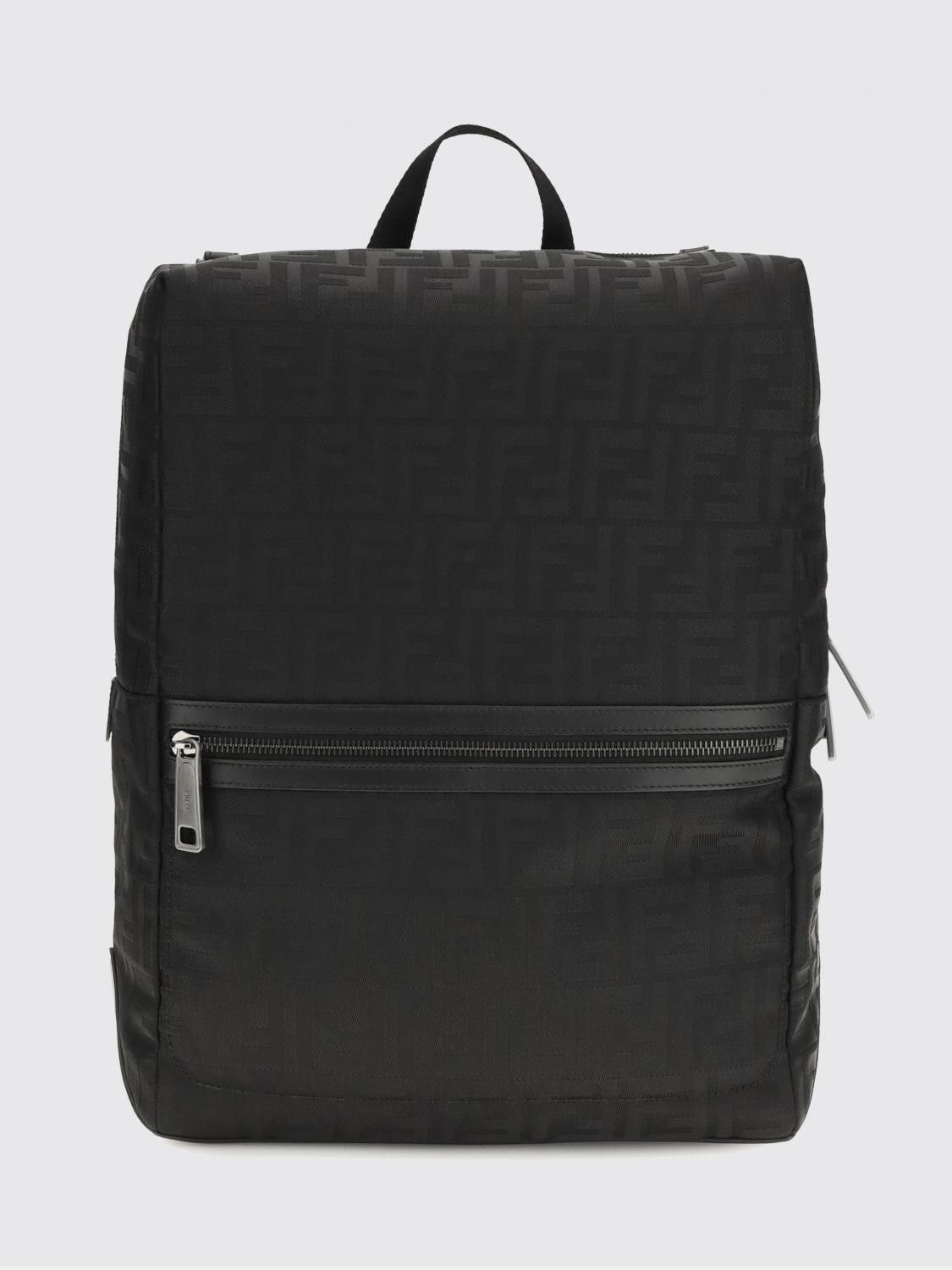 Fendi Fendi Backpack Men Black Size ONE SIZE - 1 Thumbnail