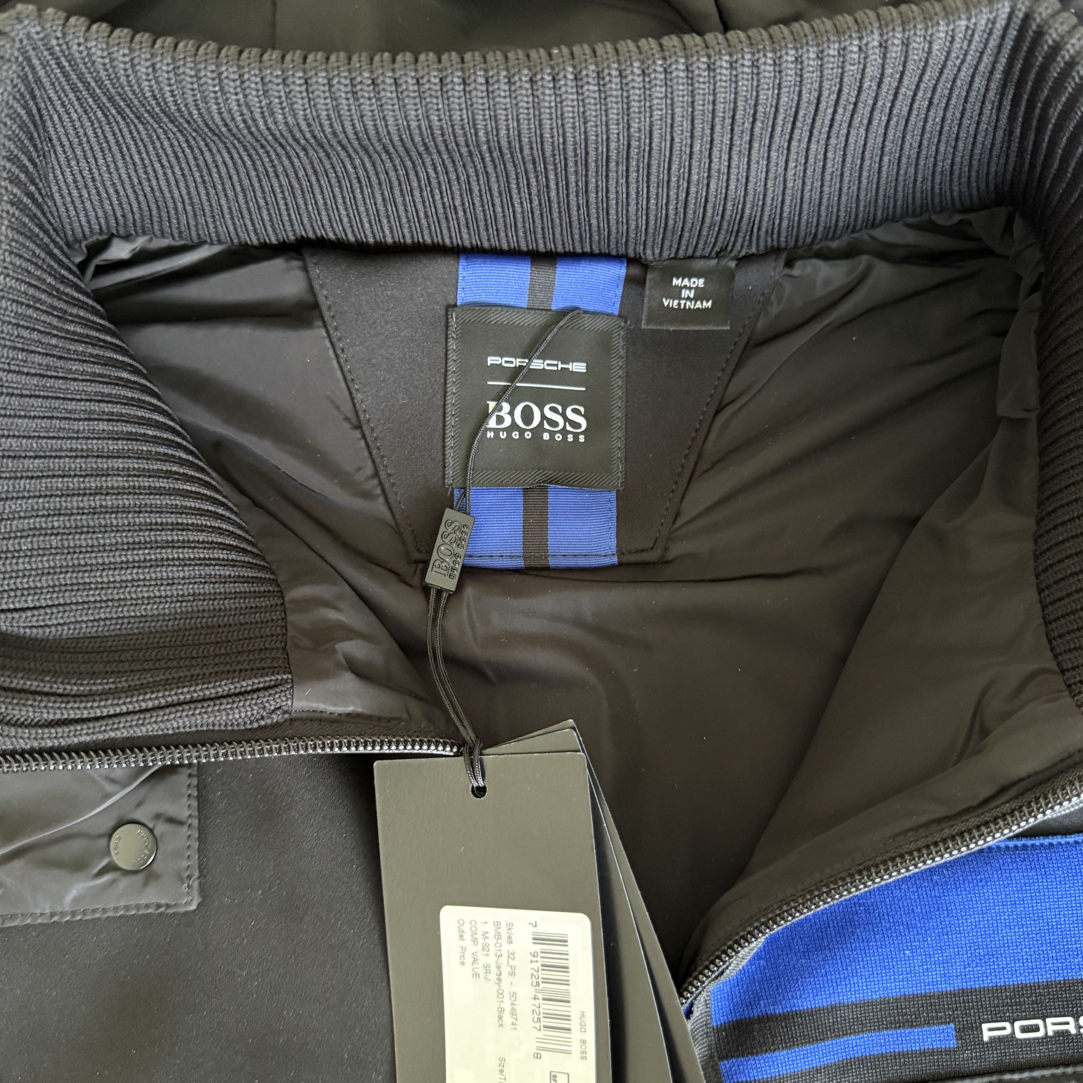 Hugo Boss Hugo Boss Porsche Skiles 32 Black Hooded Jacket, Sz. Med Size US M / EU 48-50 / 2 - 12 Thumbnail