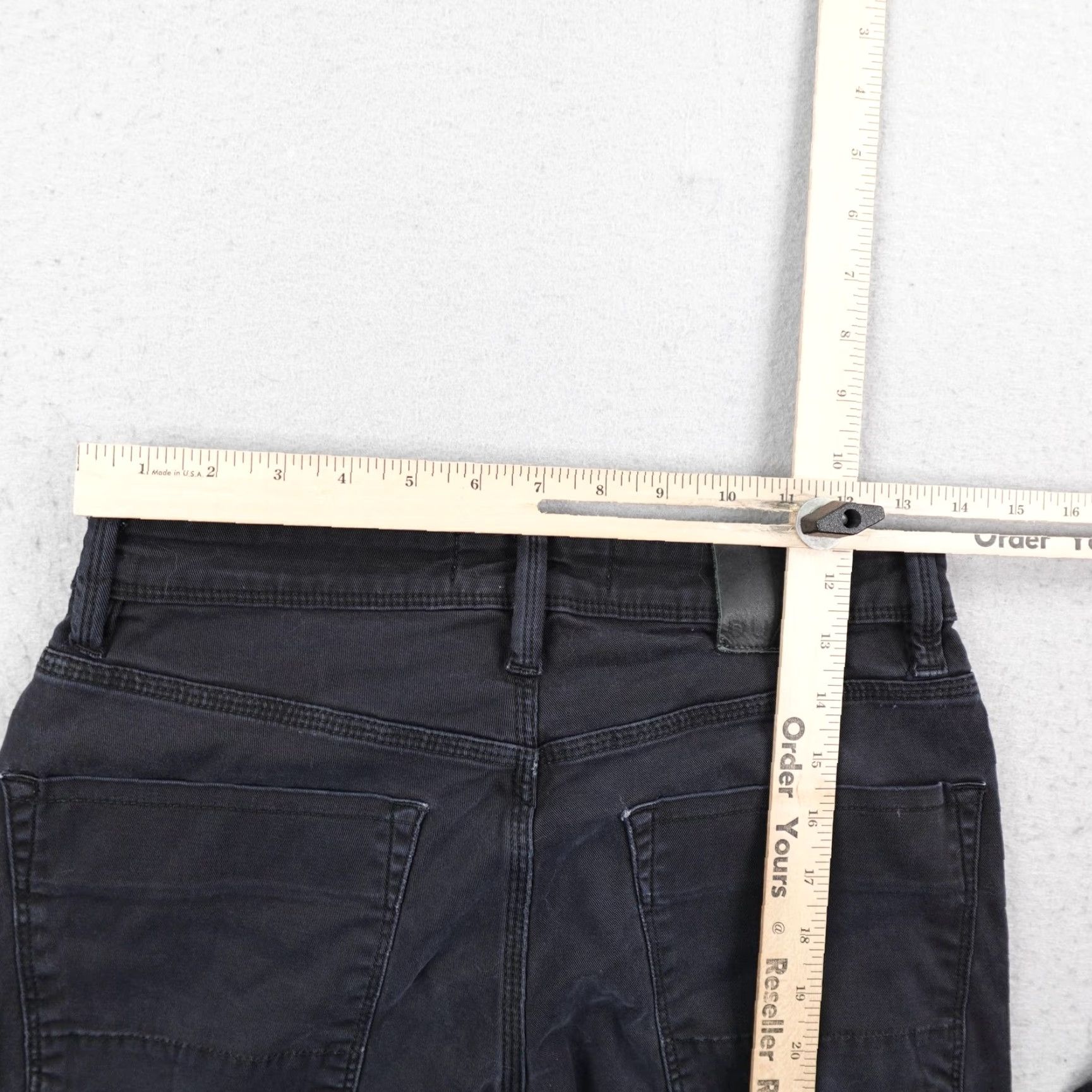 DUER DUER Pants Mens 30x30 Black T2X Slim Fit Straight Leg Super Flex Chino Trouser Size US 30 / EU 46 - 7 Thumbnail