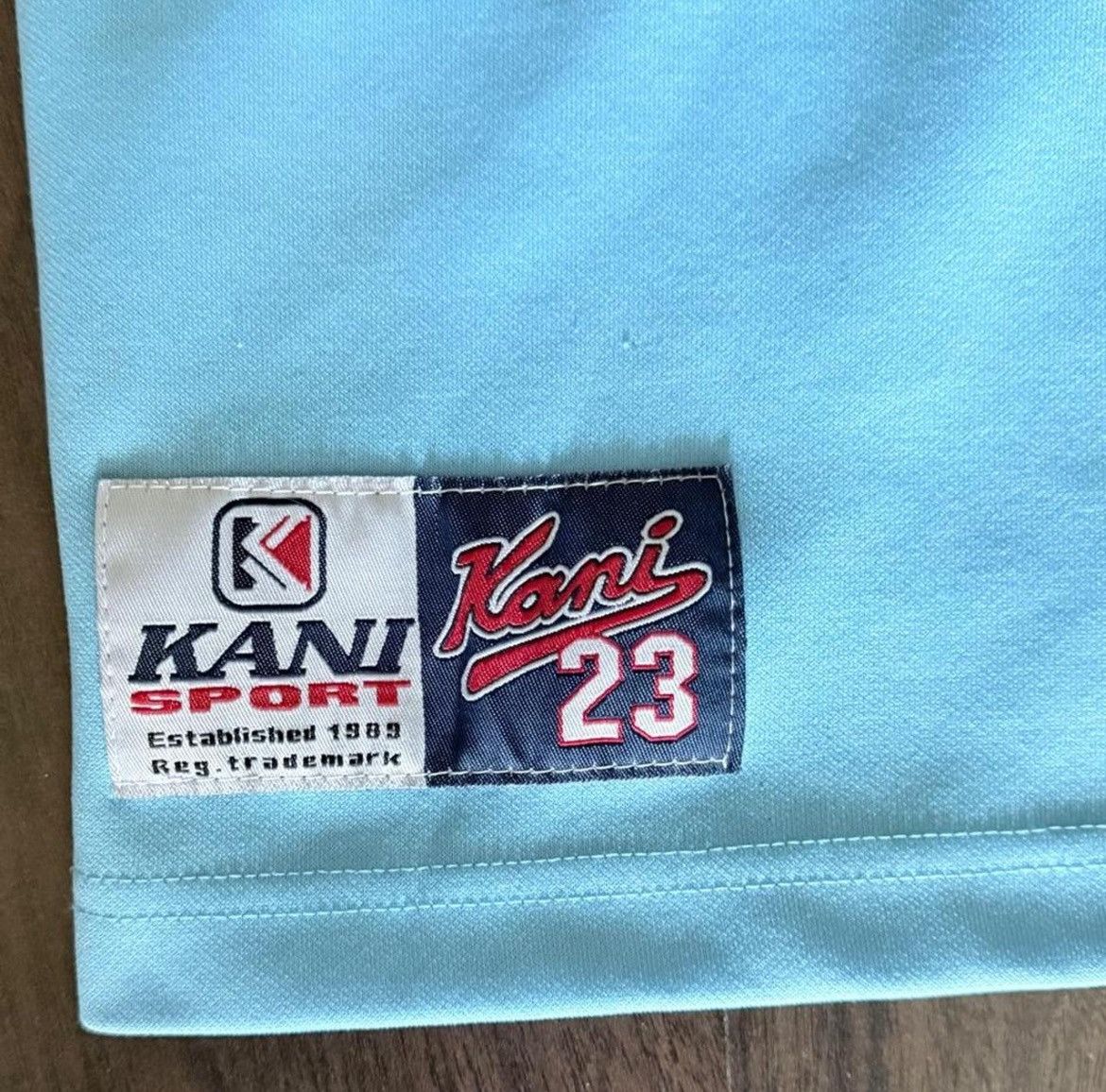 Karl Kani 90s KARL KANI Sports Blue Basketball Embroidered 23 Jersey Size US L / EU 52-54 / 3 - 6 Thumbnail