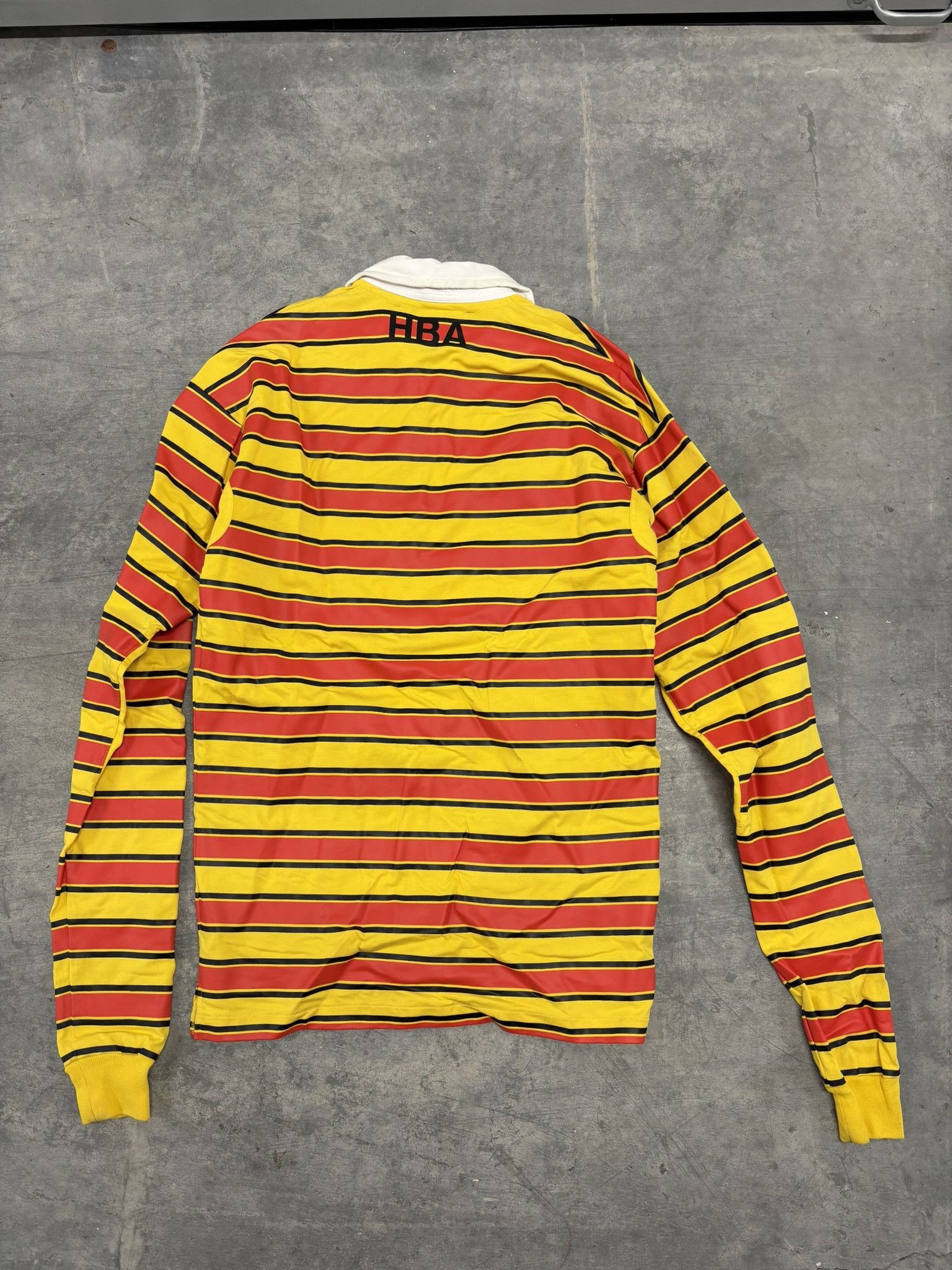 Hood By Air SS17 Long Sleeve striped polo shirt Size US L / EU 52-54 / 3 - 3 Thumbnail