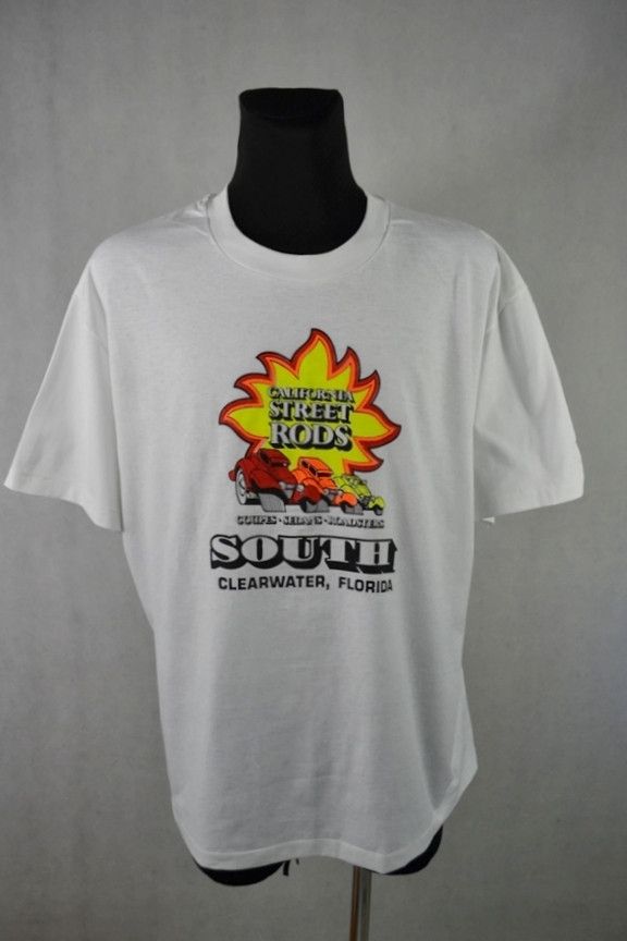 Vintage California Street Rods Racing tee Florida NEW t-shirt XL Size US XL / EU 56 / 4 - 1 Thumbnail