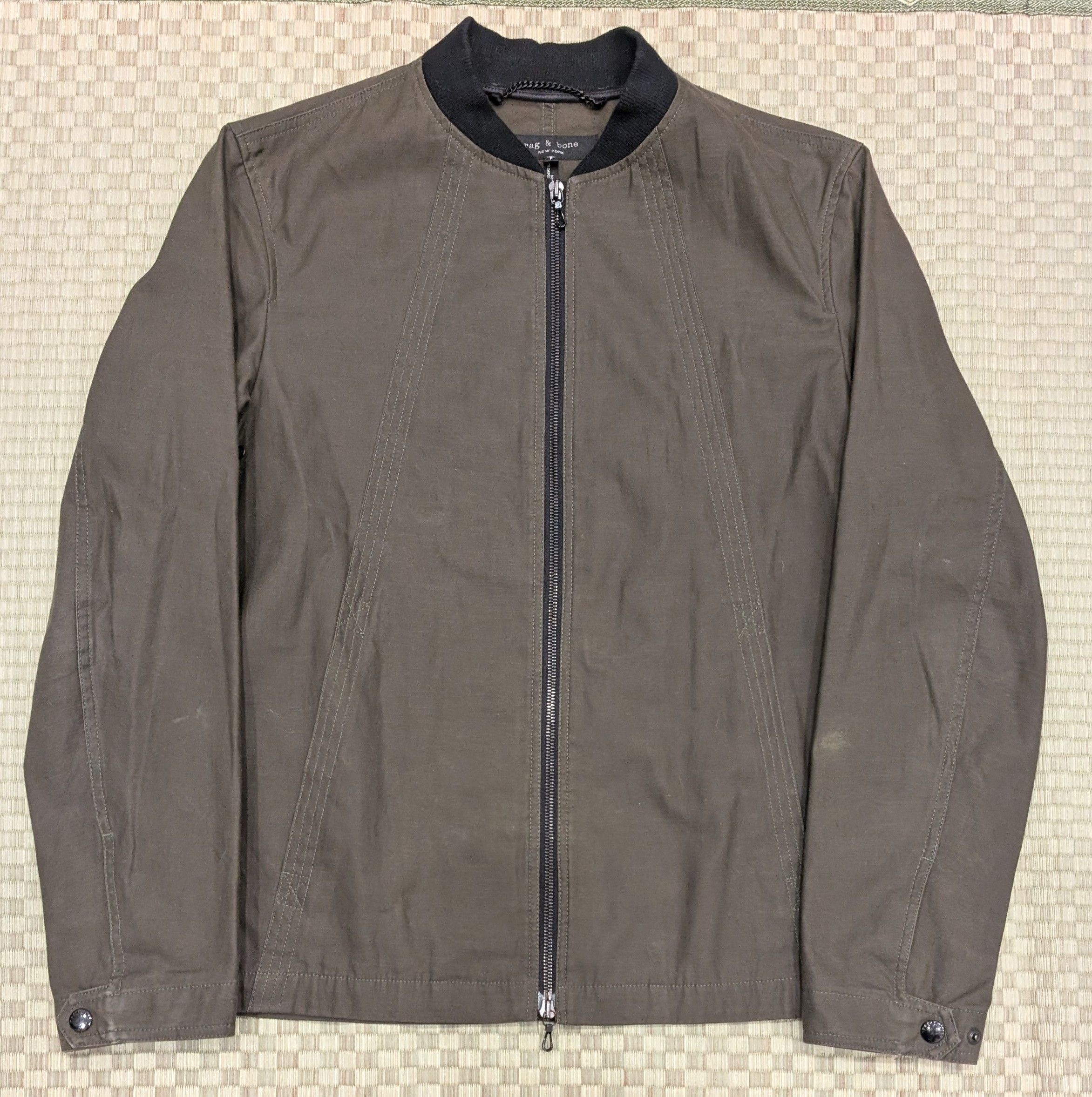 Rag & Bone Rag & Bone Lightweight Cotton Bomber Jacket Made in USA Size US S / EU 44-46 / 1 - 1 Thumbnail