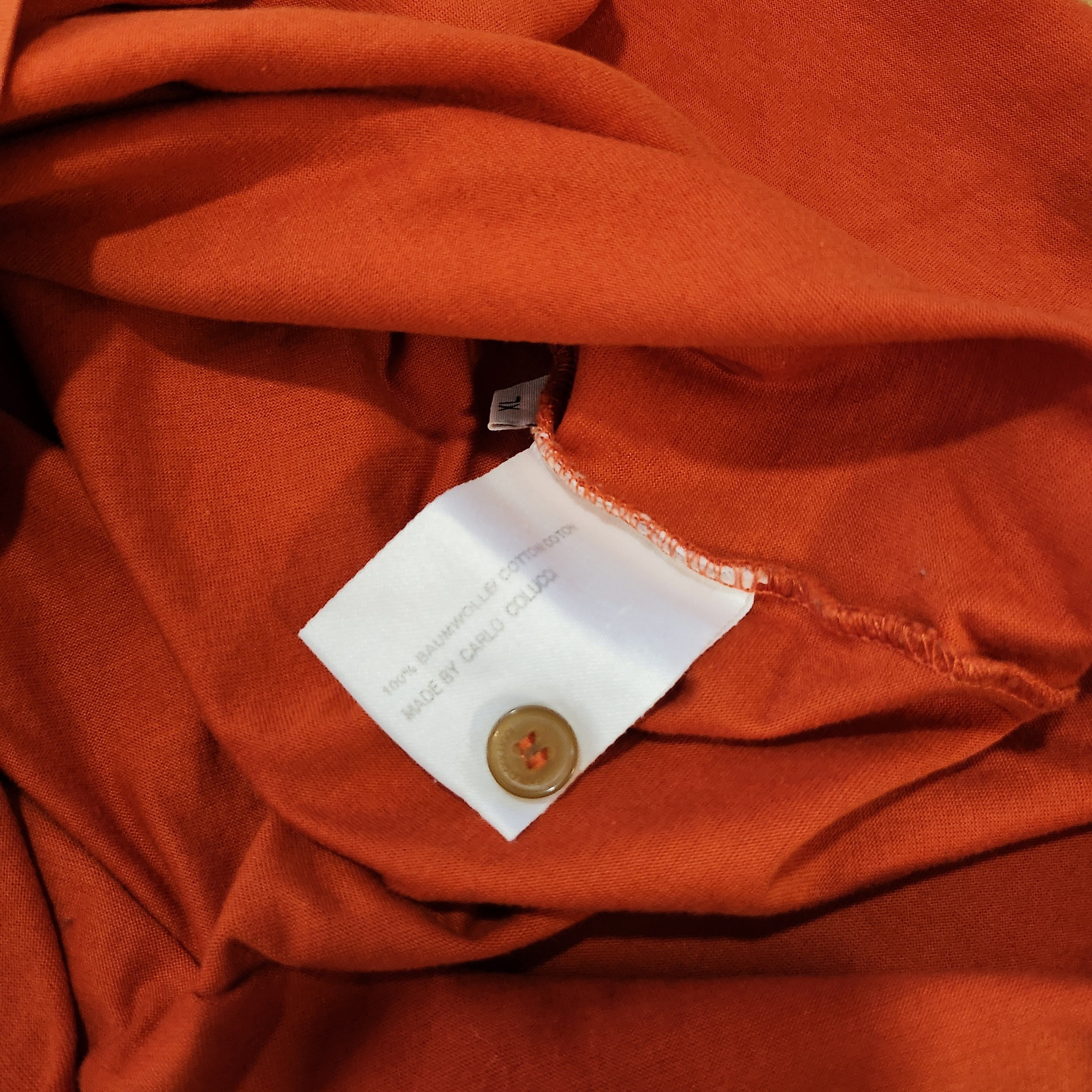 Carlo Colucci × Vintage Carlo Colucci Sport Polo Orange Size US XL / EU 56 / 4 - 4 Thumbnail