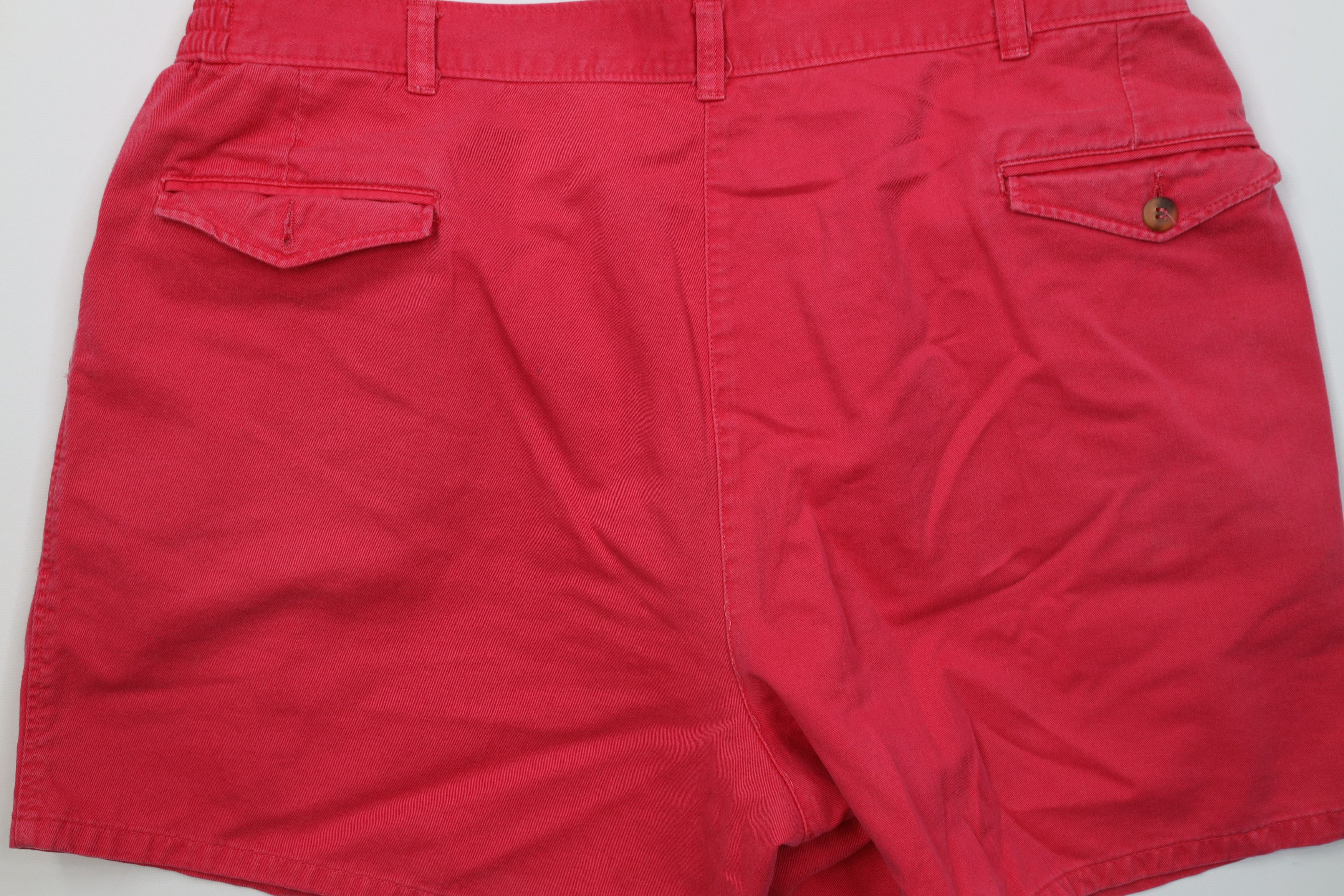 Vintage Vintage 90s Streetwear Above Knee Chino Shorts Pink Cotton Size US 38 / EU 54 - 9 Thumbnail