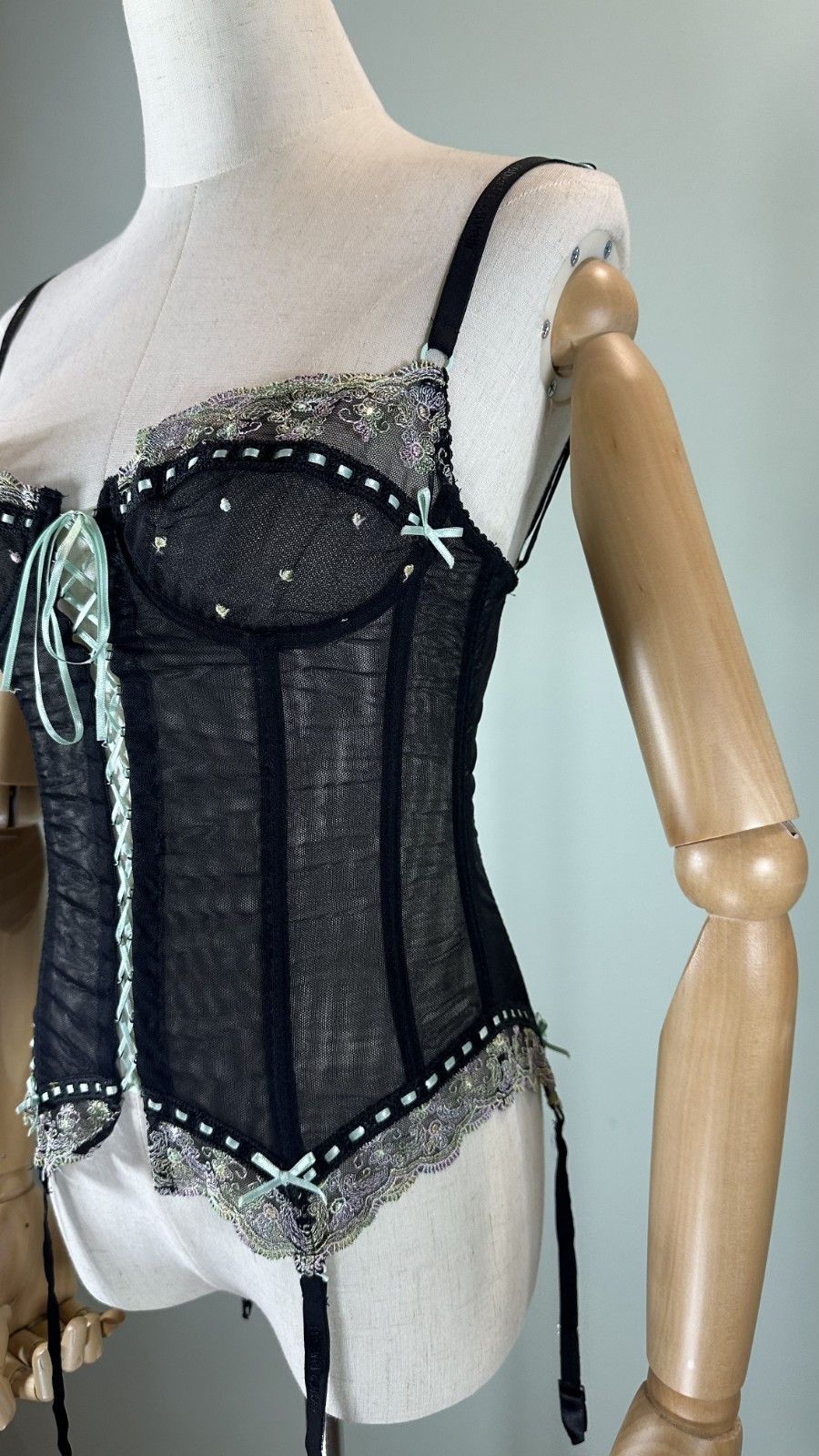 Roberto Cavalli Roberto Cavalli Bustier Lingeria Corset Ribbons Size 42 Size M / US 6-8 / IT 42-44 - 5 Thumbnail