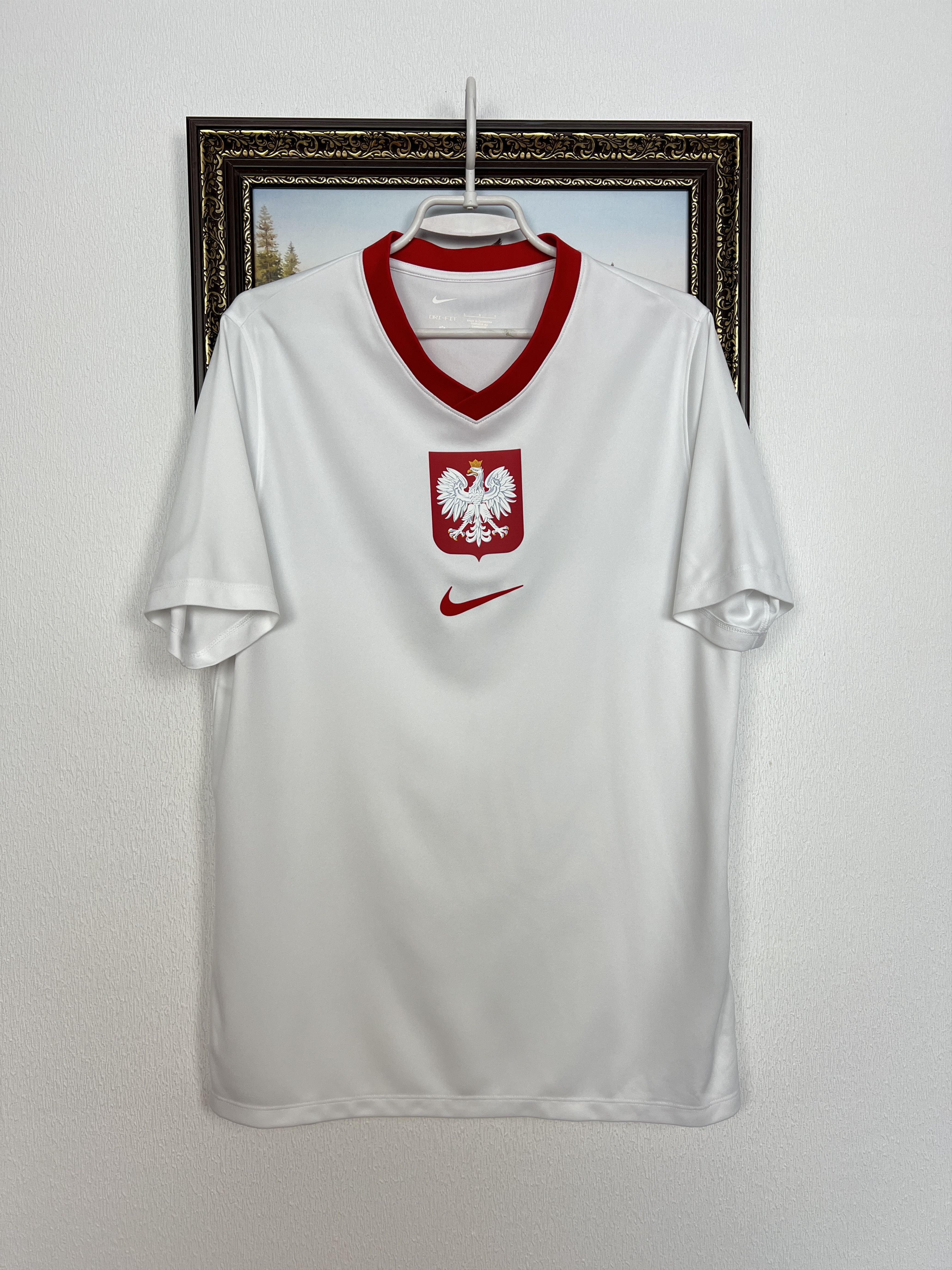 Nike Poland Home football shirt 2024 Soccer Nike Jersey Trikot Size US L / EU 52-54 / 3 - 1 Thumbnail