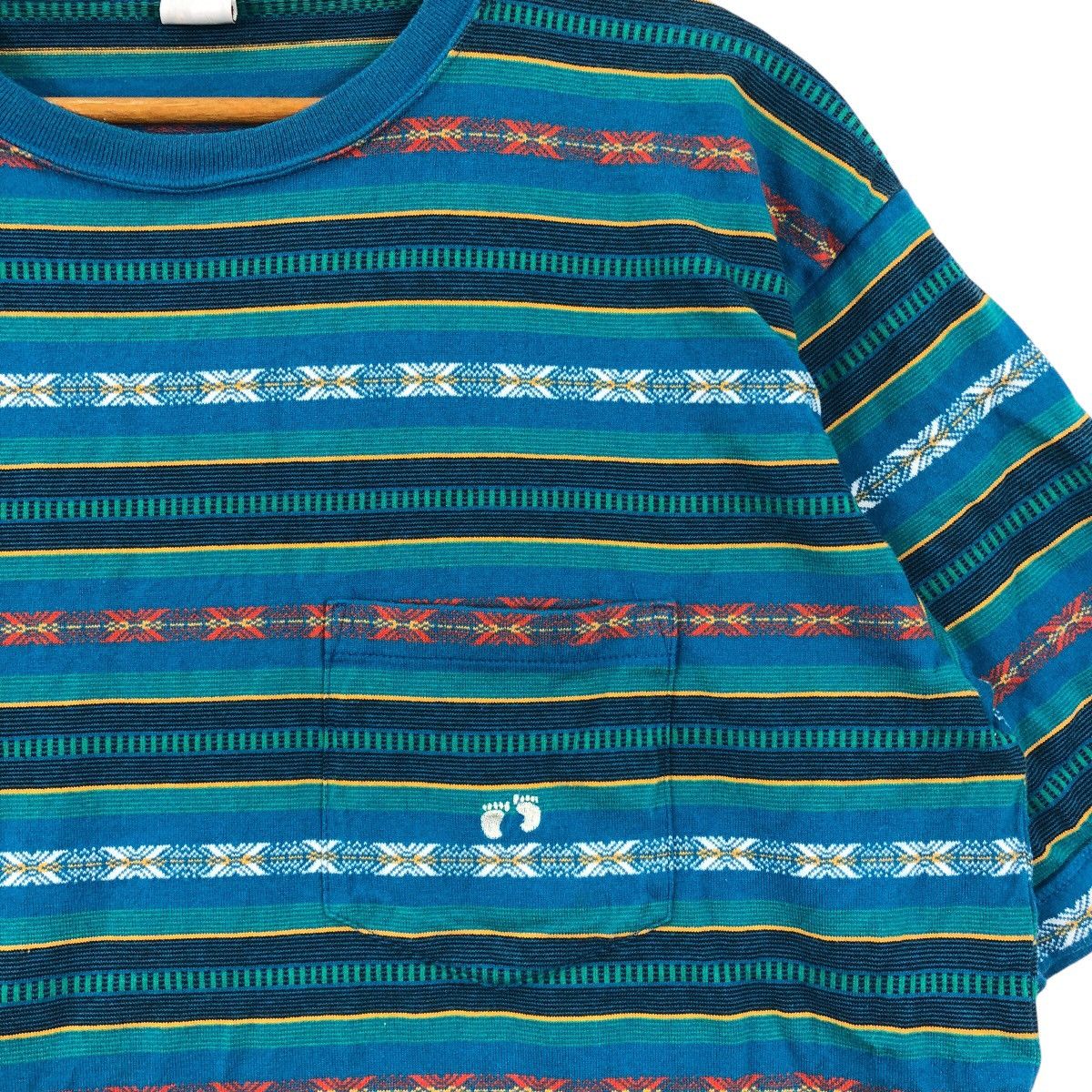 Hang Ten Vintage HANG TEN NAVAJO Aztec Fullprint Usa T-Shirt Size US L / EU 52-54 / 3 - 4 Thumbnail