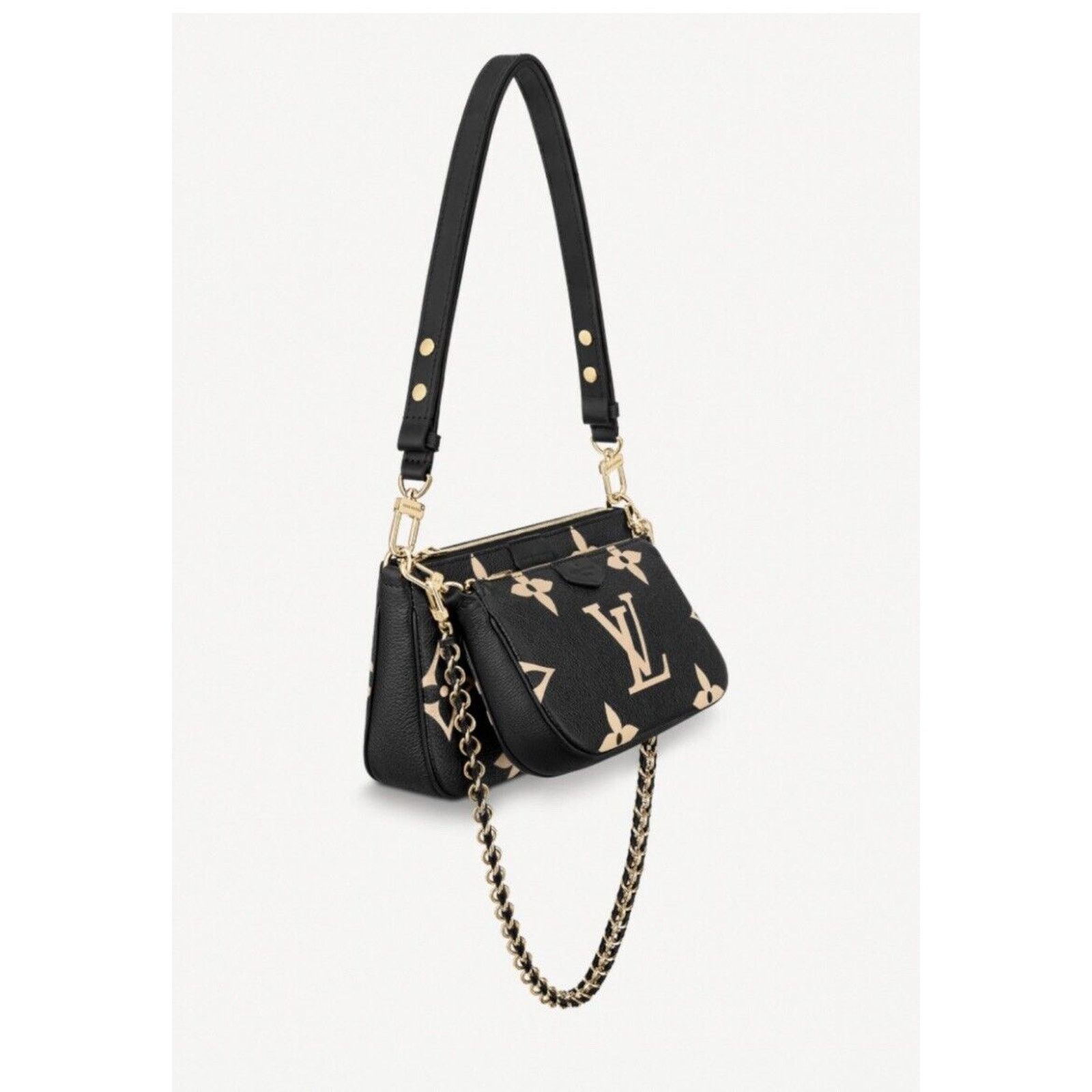 Louis Vuitton Louis Vuitton M45777 Black/Beige MULTI POCHETTE ACCESSOIRES Size ONE SIZE - 1 Thumbnail