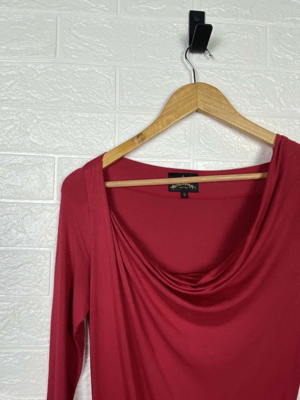 Vivienne Westwood Vintage Vivienne Westwood Anglomania bodycon midi dress red Size S / US 4 / IT 40 - 5 Thumbnail
