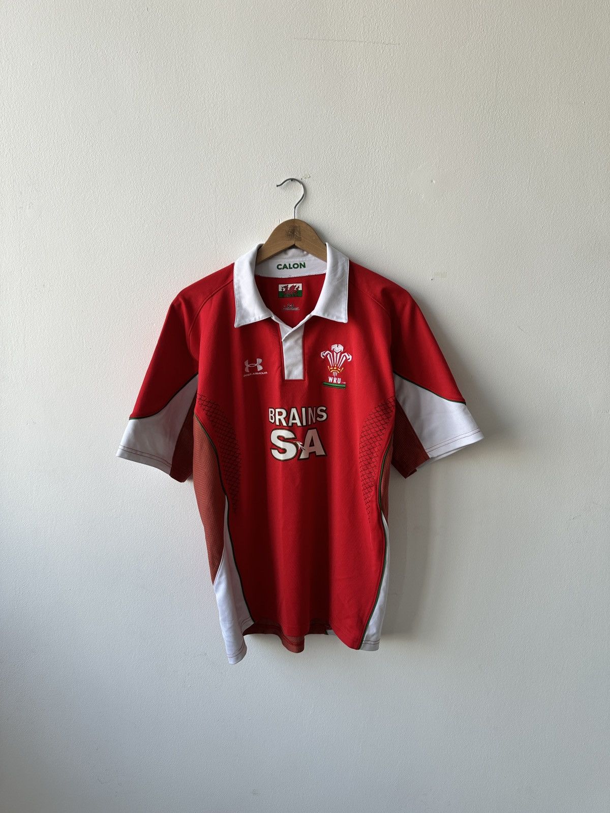 Under Armour Under Armour WRU Wales Rugby Jersey Shirt 2008/2009 Red Size US M / EU 48-50 / 2 - 1 Thumbnail