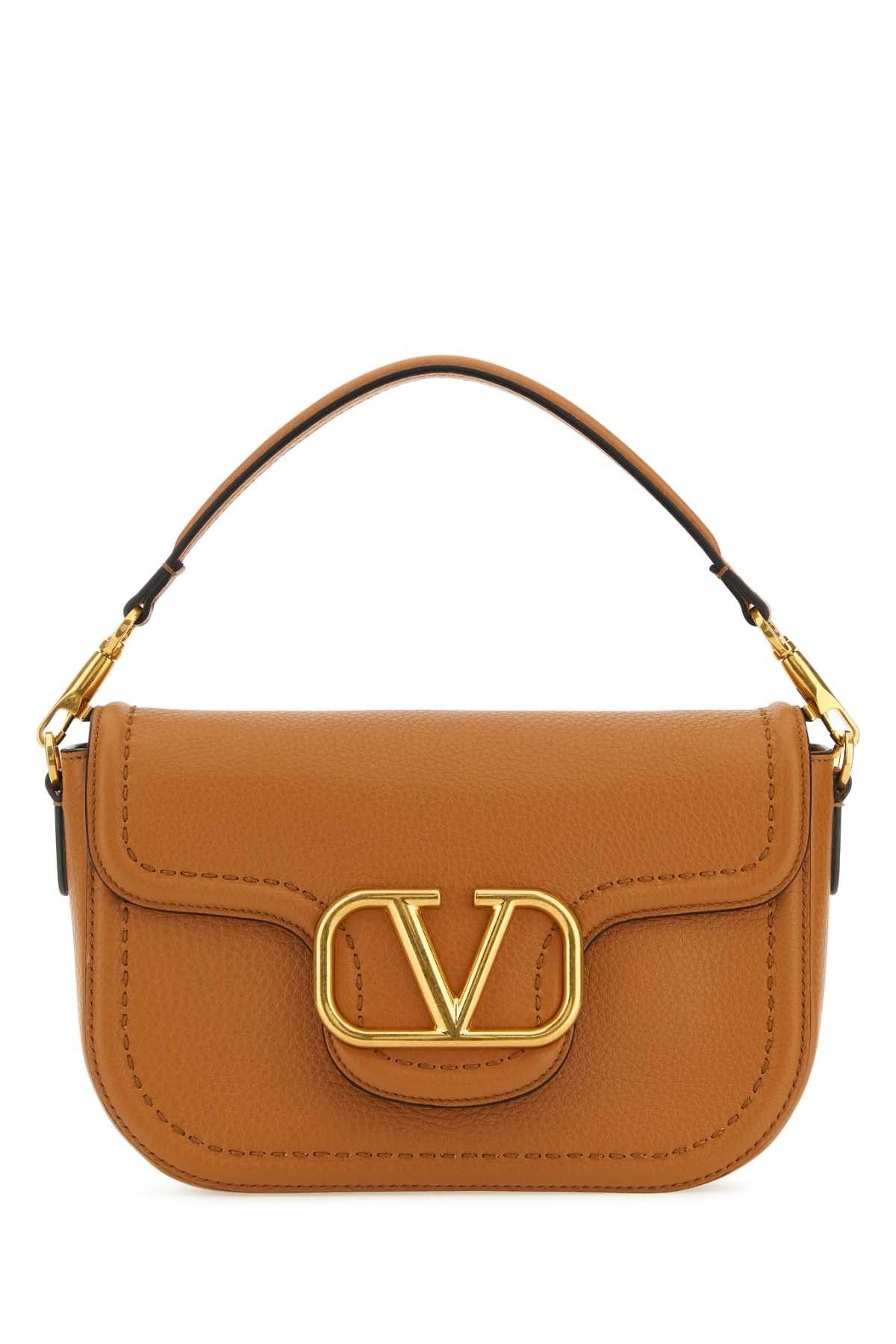Valentino Camel Leather Alltime Shoulder Bag Size ONE SIZE - 1 Thumbnail