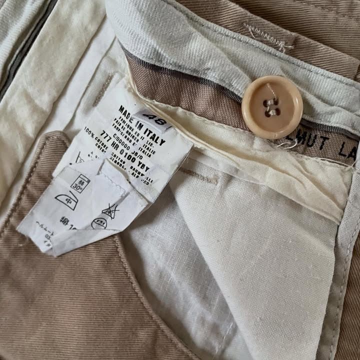 Helmut Lang Archive Helmut Lang Cotton Trouser Pants Size US 32 / EU 48 - 6 Thumbnail