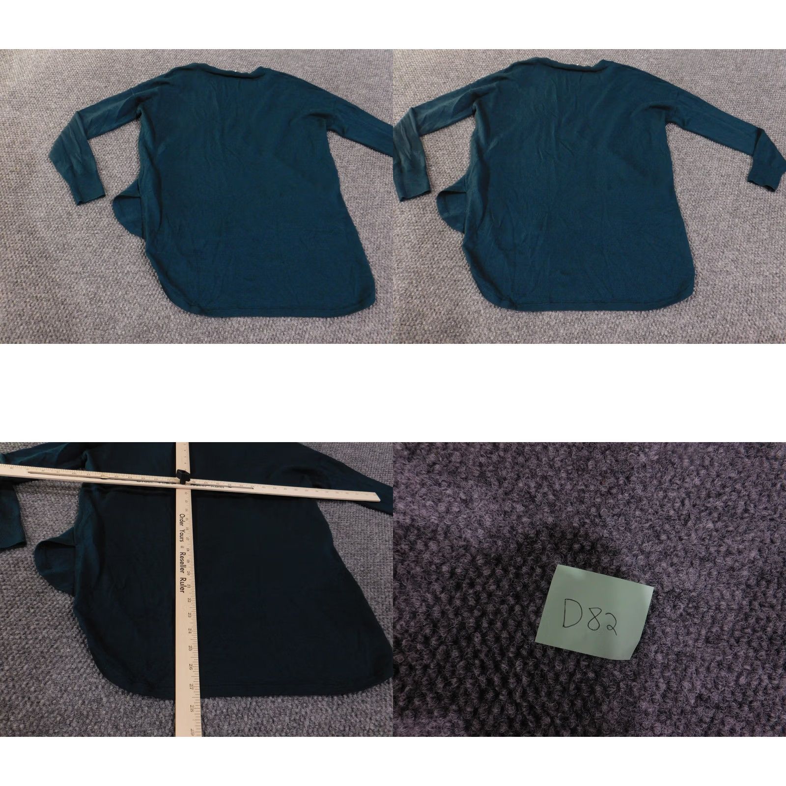 Madewell VINTAGE? No — Madewell Sweater Womens Small Blue High Low Pullover Lightweight Merino Wool Knit Size S / US 4 / IT 40 - 8 Thumbnail