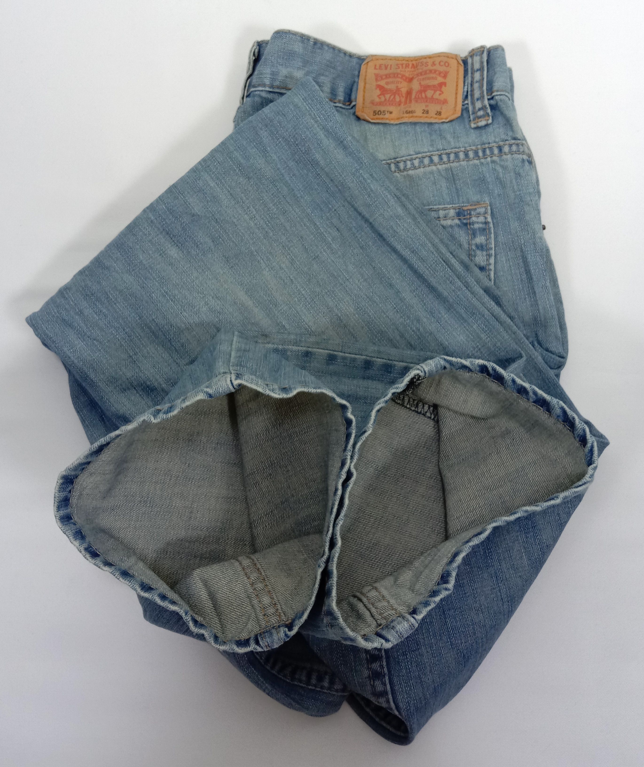 Levi's Vintage Levi's 505 Jeans Blue Wash Straight Leg Denim Size 28" / US 6 / IT 42 - 14 Thumbnail