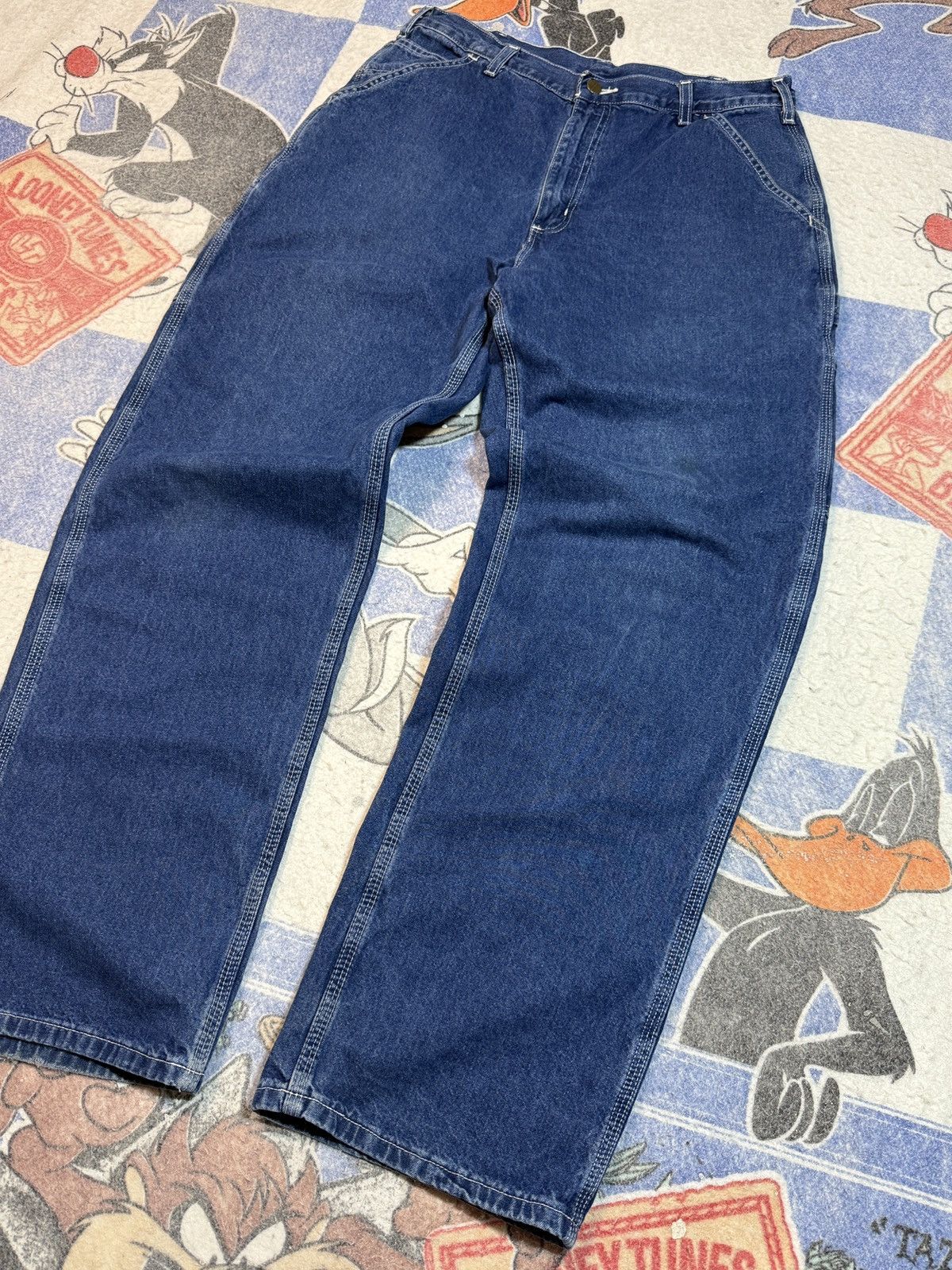 Carhartt Vintage Carhartt denim carpenter pants Size US 34 / EU 50 - 4 Thumbnail