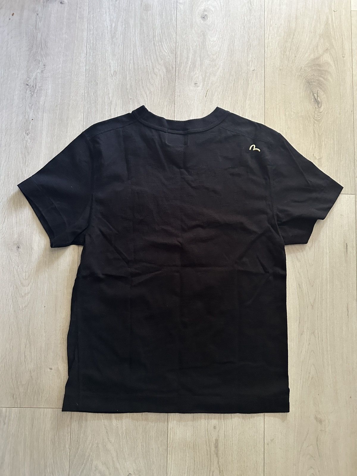 Evisu Evisu Black Cotton T-Shirt Size 36 Made in Japan Size US M / EU 48-50 / 2 - 3 Thumbnail