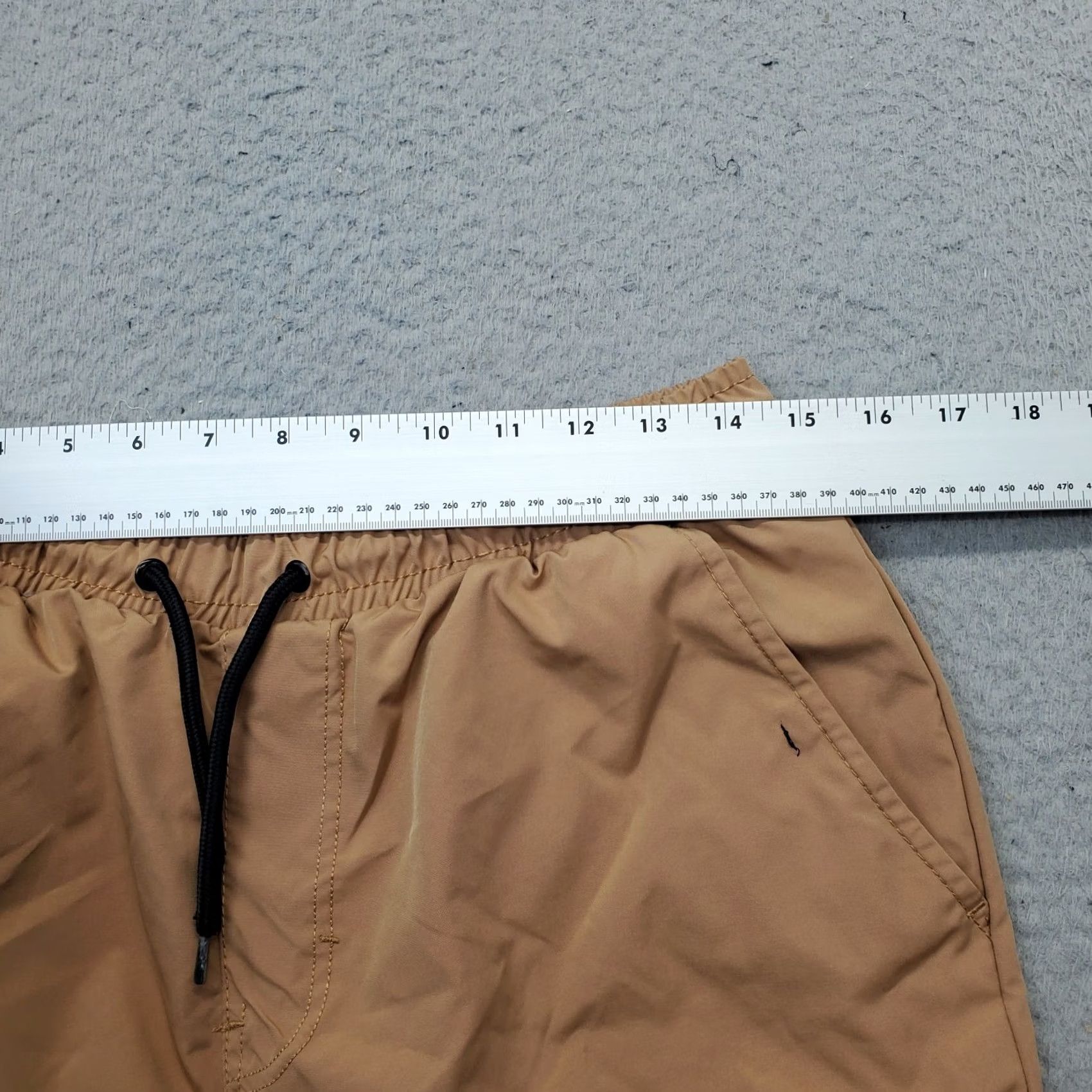 Southpole Southpole Mens Large Tan Quick Dry Drawstring Activewear Shorts Shirt Size US 33 - 5 Thumbnail