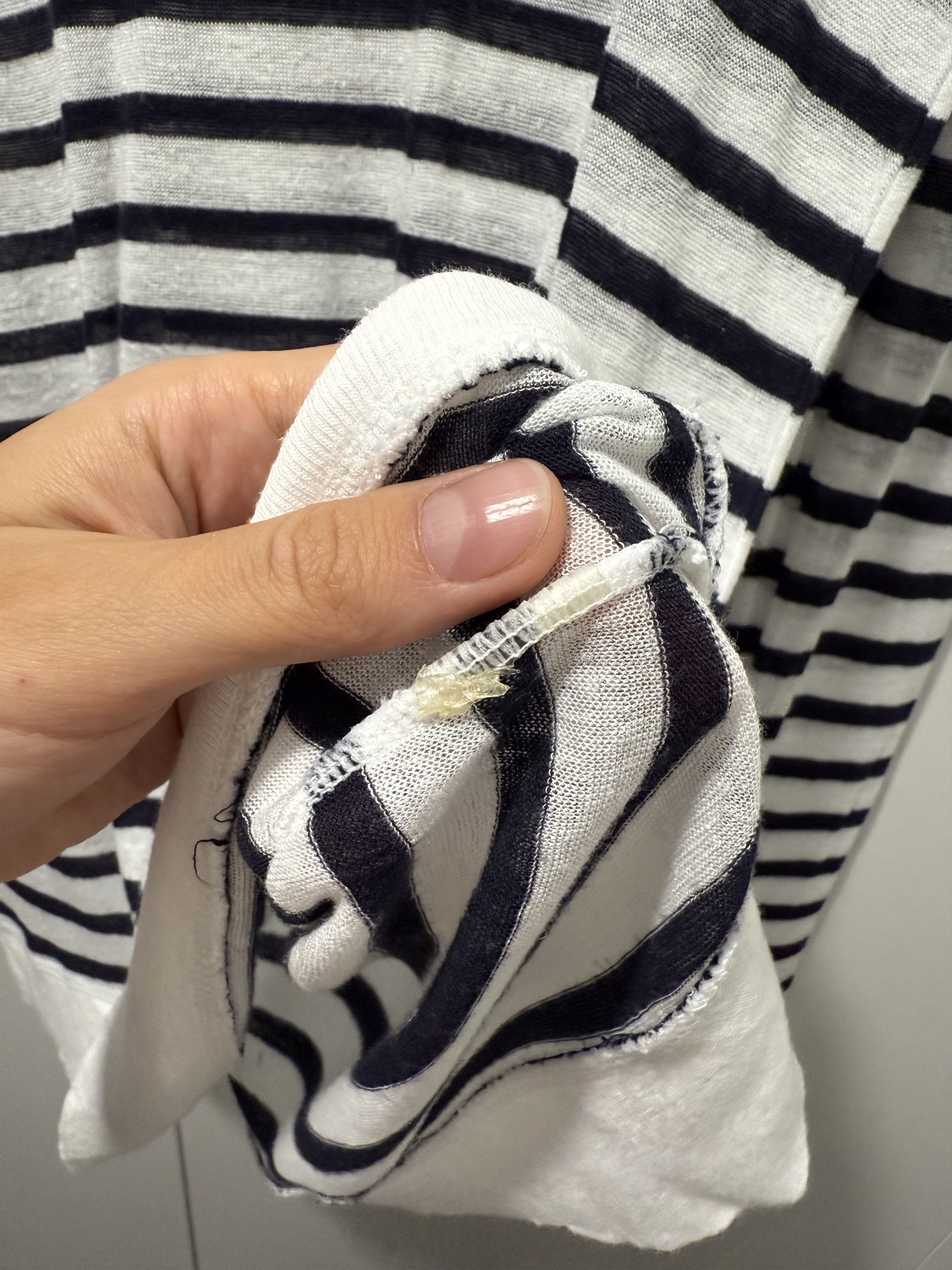 Alexander Wang Alexander Wang Cotton Stripped Top Long sleeve (S) Size S / US 4 / IT 40 - 4 Thumbnail
