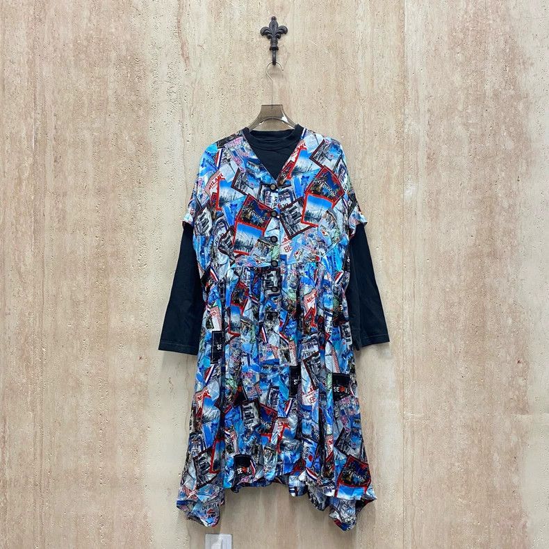 Balenciaga Balenciaga City series fake two-piece dress Size S / US 4 / IT 40 - 1 Thumbnail