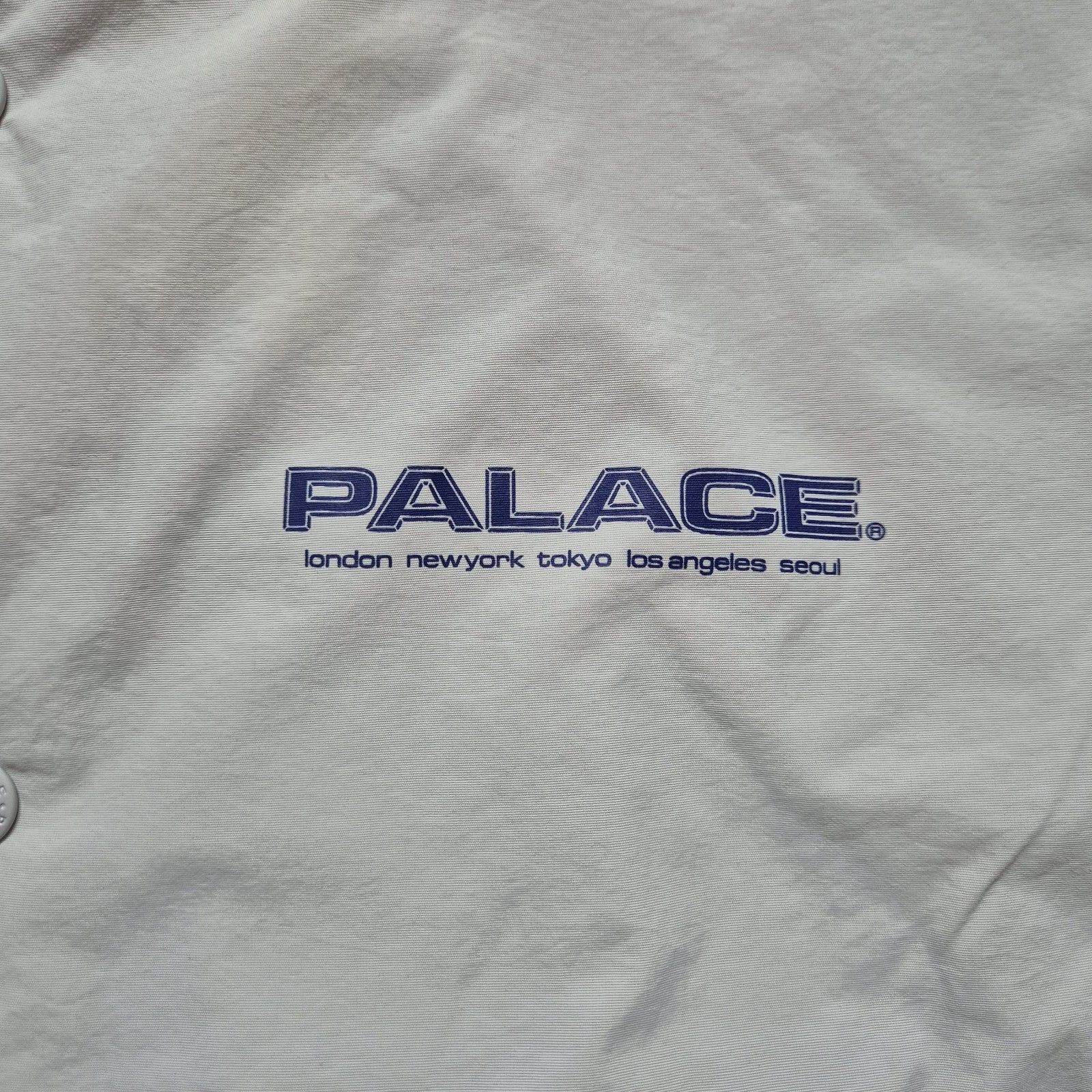 Palace Palace Fleece Lined Coach Jacket Concrete Grey New FW24 Size US L / EU 52-54 / 3 - 6 Thumbnail