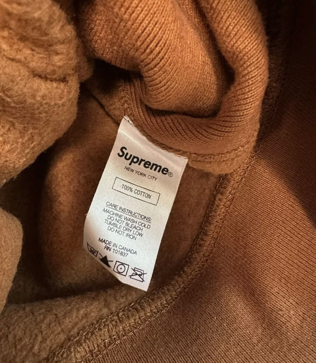 Supreme Supreme fw17 rust Brown box logo hooded hoodie Size US S / EU 44-46 / 1 - 5 Thumbnail