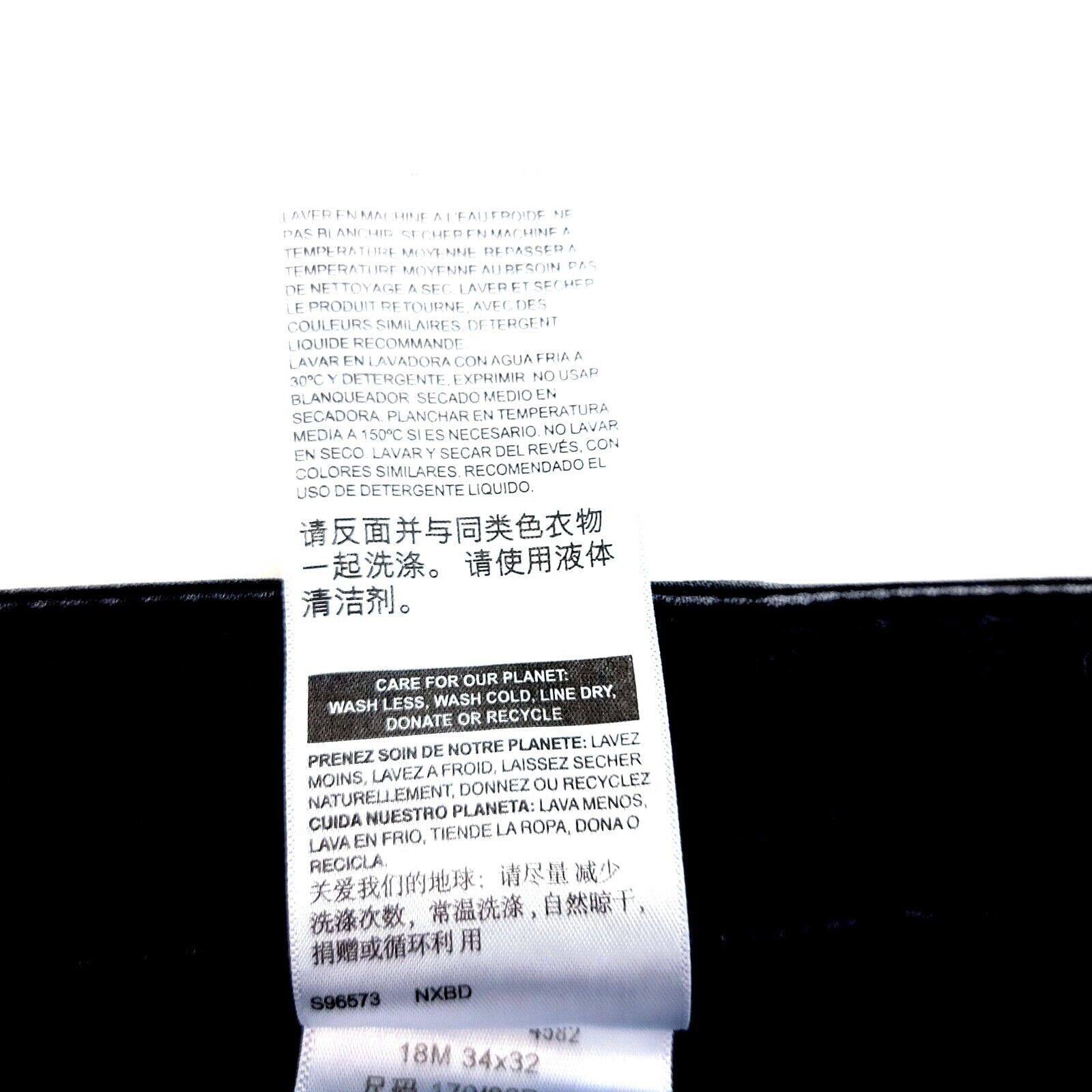 Levi's Levi's Signature Totally Shaping Straight Black Denim High R Size 36" / US 14 / IT 50 - 8 Thumbnail