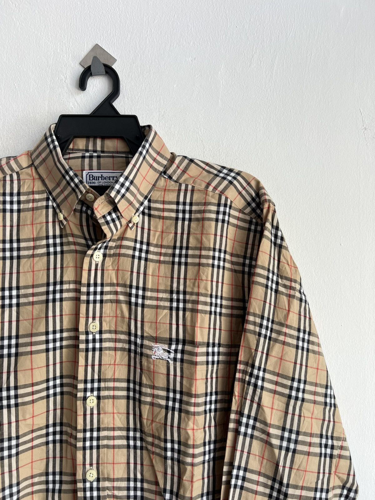 Burberry Vintage Burberrys England Nova Checked Oxford Shirt Size US L / EU 52-54 / 3 - 2 Thumbnail